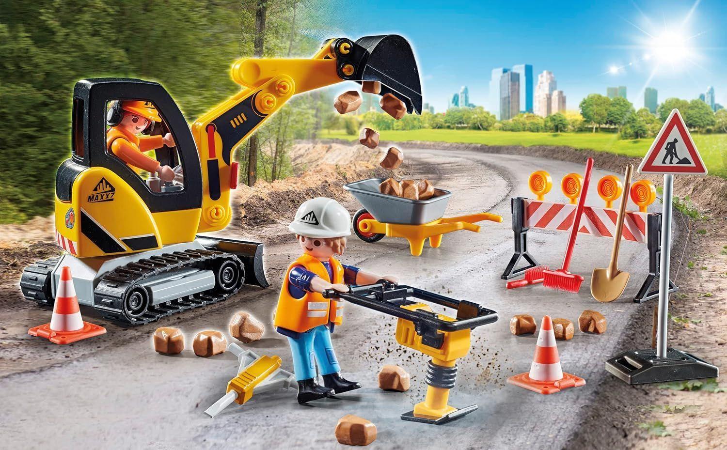 PLAYMOBIL CONSTRUCCIÓN VIAL PM71045-2