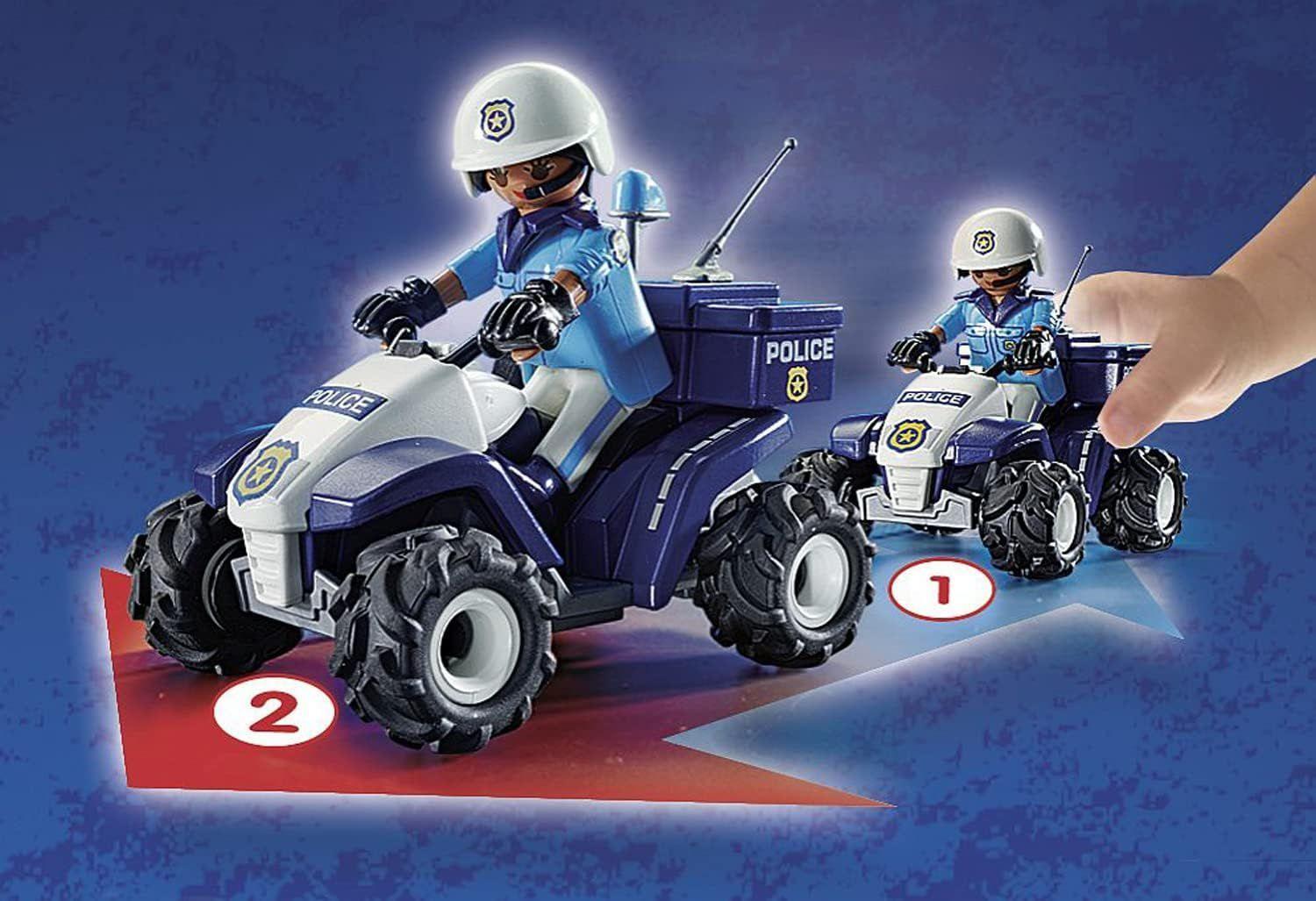 PLAYMOBIL POLICE QUAD PM71092-3