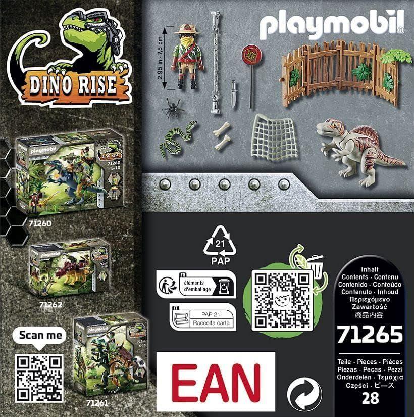 PLAYMOBIL BEBÉ ESPINOSAURIO PM71265-3