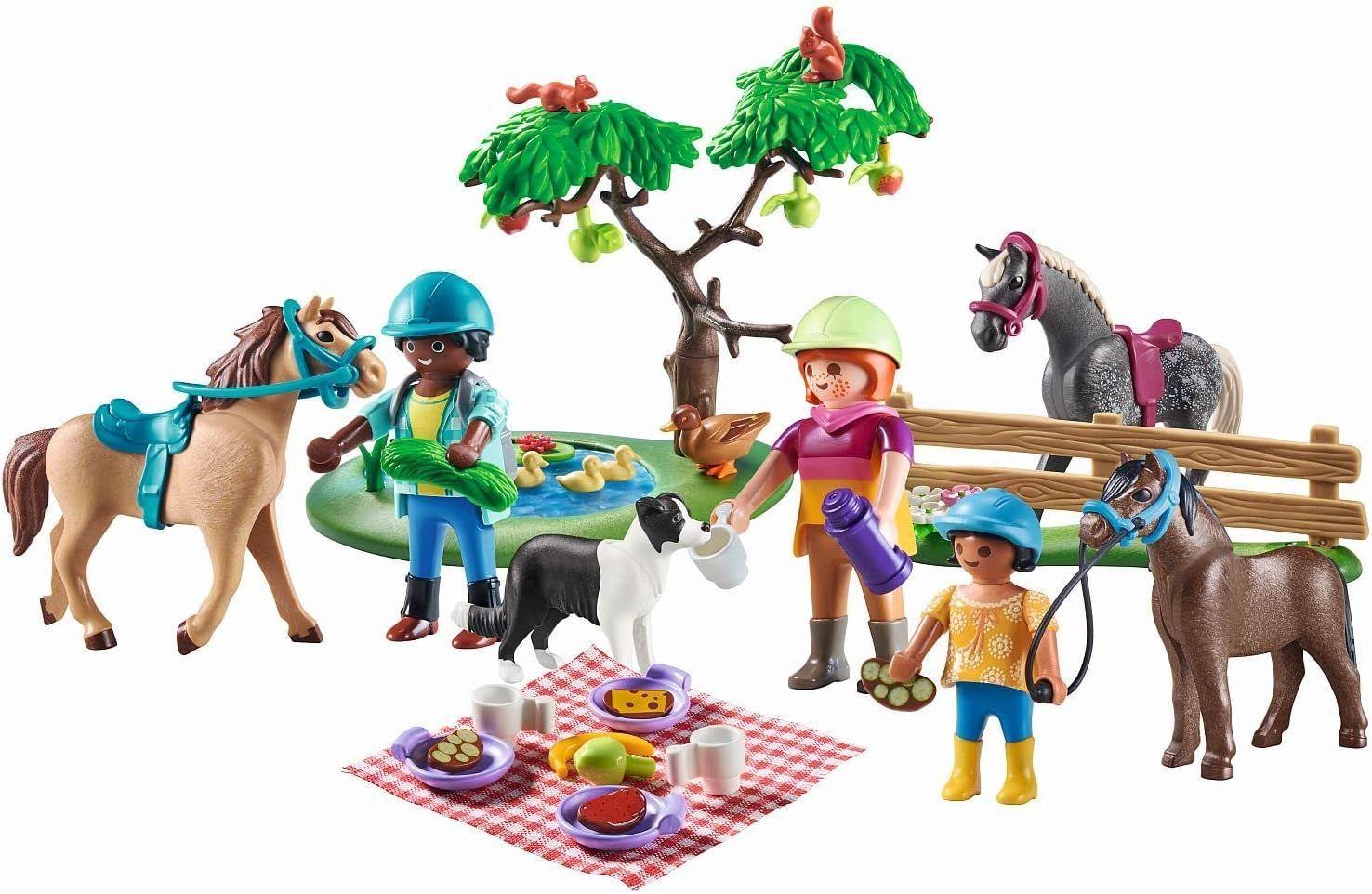PLAYMOBIL AVENTURA DE PICNIC CON CABALLOS PM71239-2