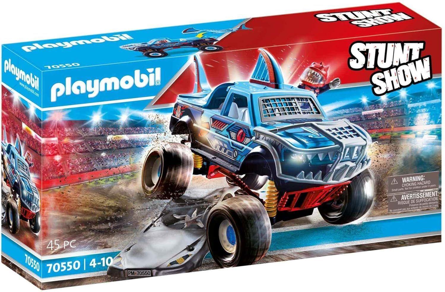 PLAYMOBIL STUNTSHOW MONSTER TRUCK SHARK PM70550-0
