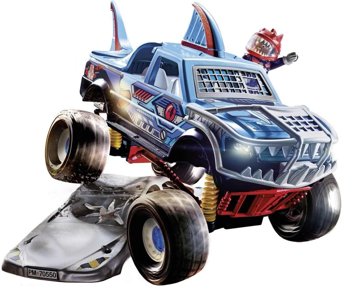 PLAYMOBIL STUNTSHOW MONSTER TRUCK SHARK PM70550-1