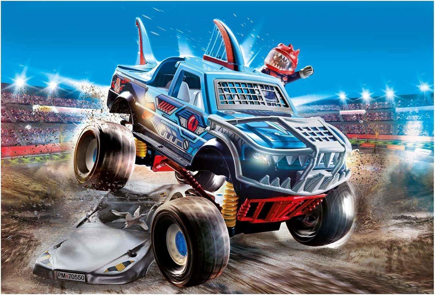 PLAYMOBIL STUNTSHOW MONSTER TRUCK SHARK PM70550-2