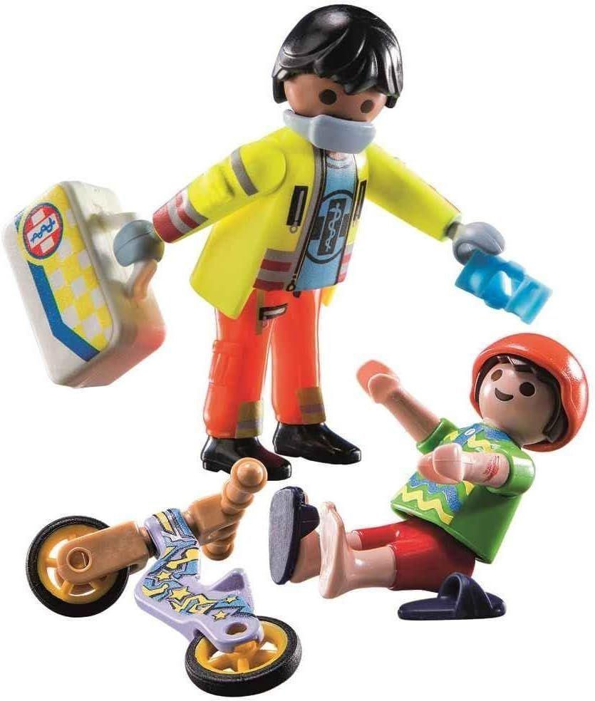 PLAYMOBIL PARAMÉDICO CON PACIENTE PM71245-2