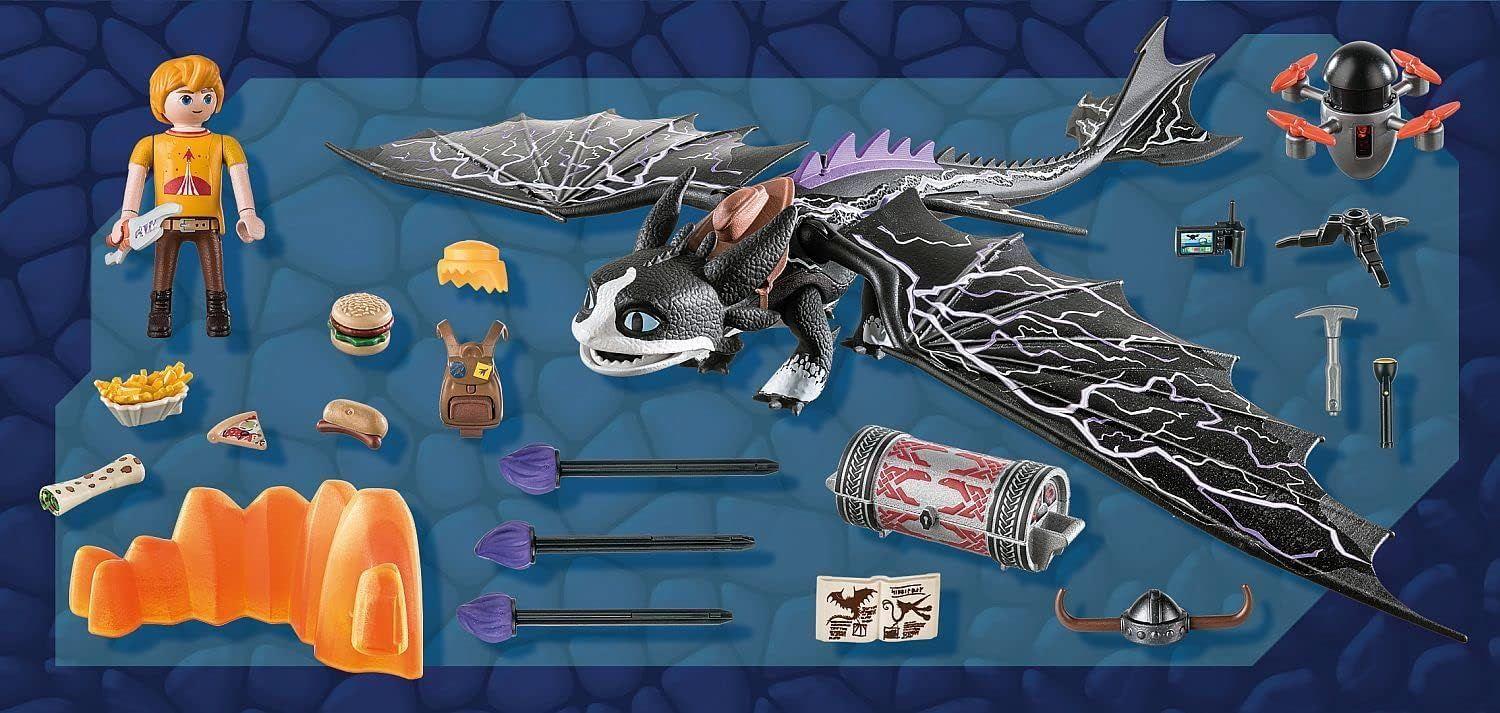PLAYMOBIL DRAGONES: LOS NUEVE REINOS - TRUENO Y TOM PM71081-4