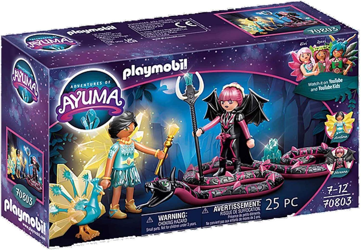 PLAYMOBIL Crystal Fairy And Bat Fairy with Soul Animals PM70803-0