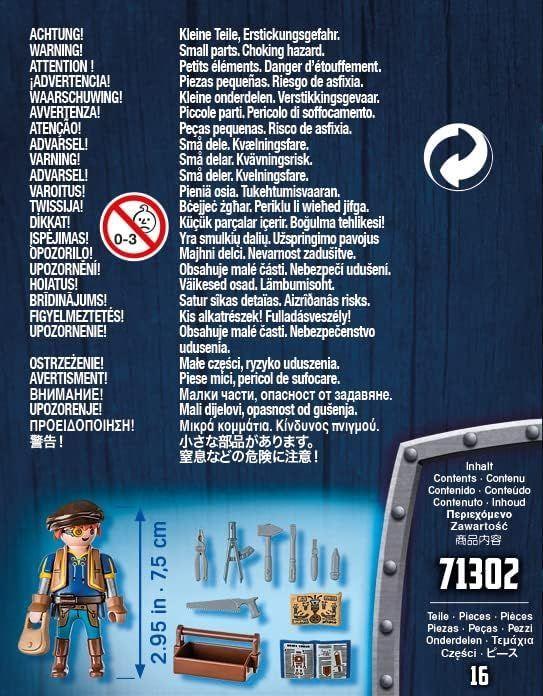 PLAYMOBIL NOVELMORE - DARIO CON HERRAMIENTAS PM71302-2