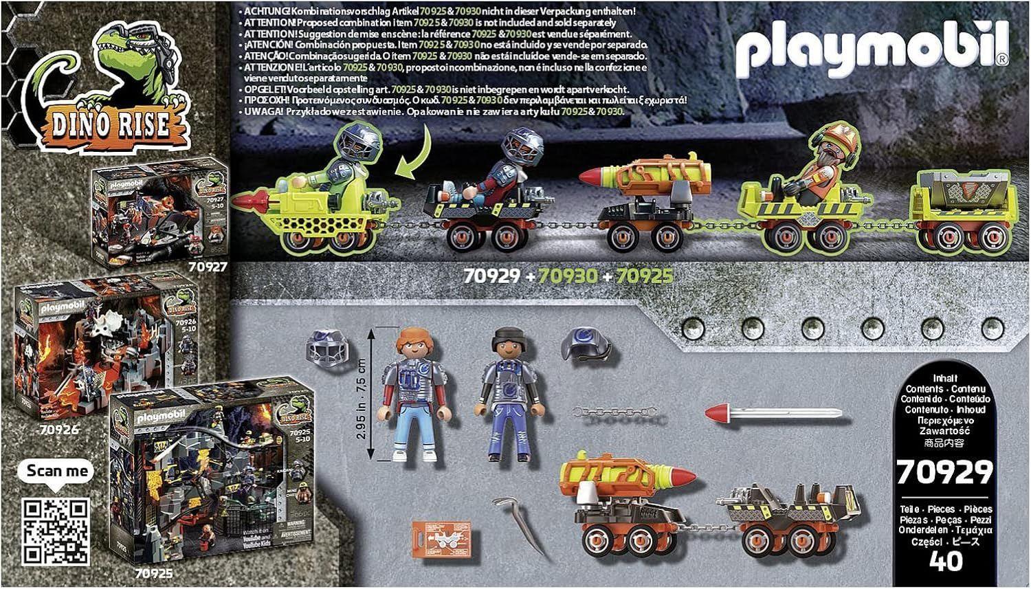 PLAYMOBIL DINO MILE MISSILE PM70929-3