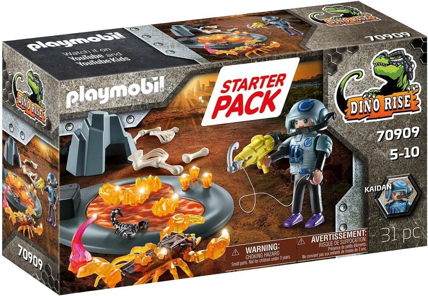 PLAYMOBIL STARTER PACK DINO RISE FIRE SCORPION PM70909-0