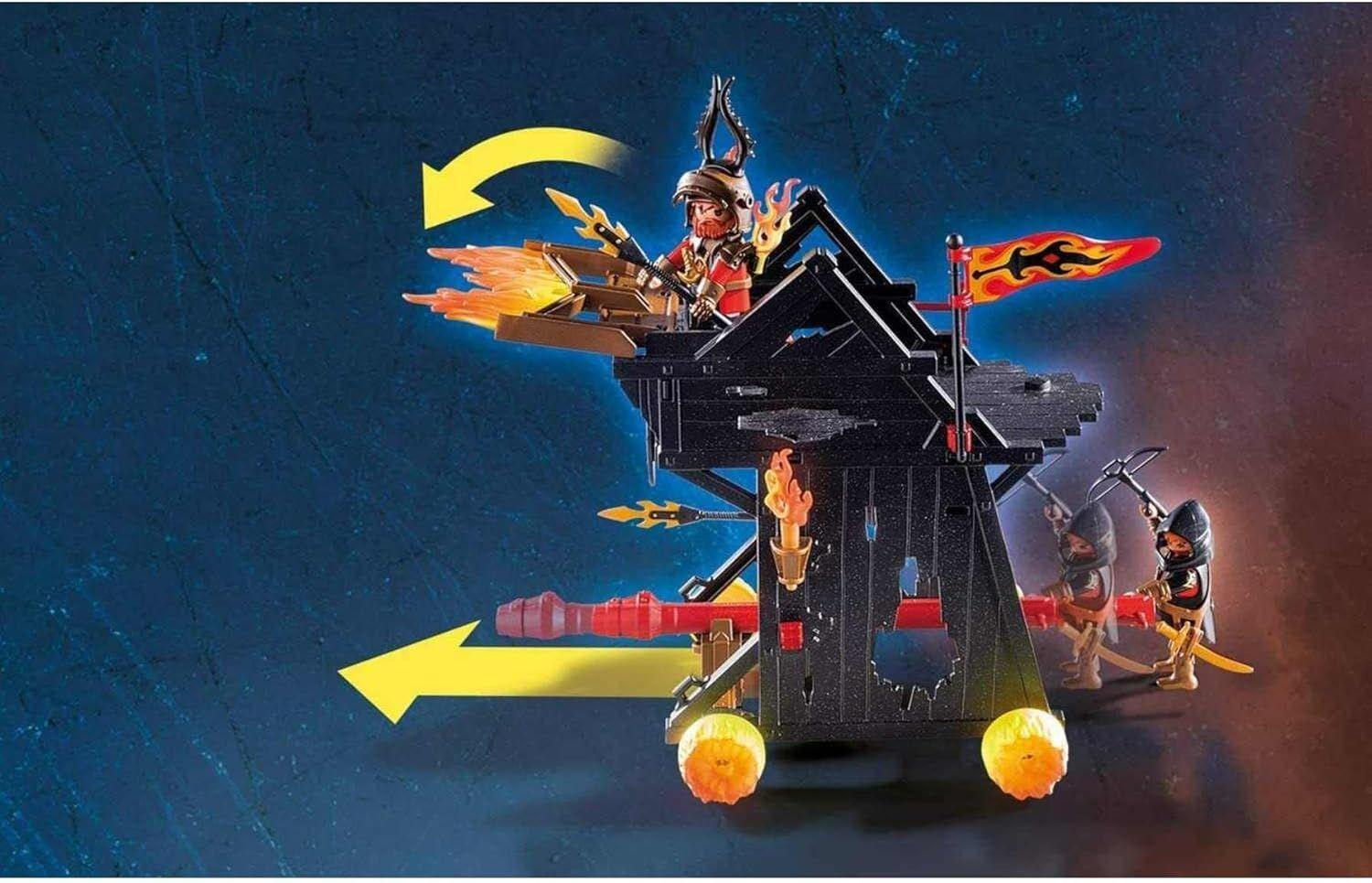PLAYMOBIL ARIETE DE FUEGO DE LOS BANDIDOS DE BURNHAM PM70393-1