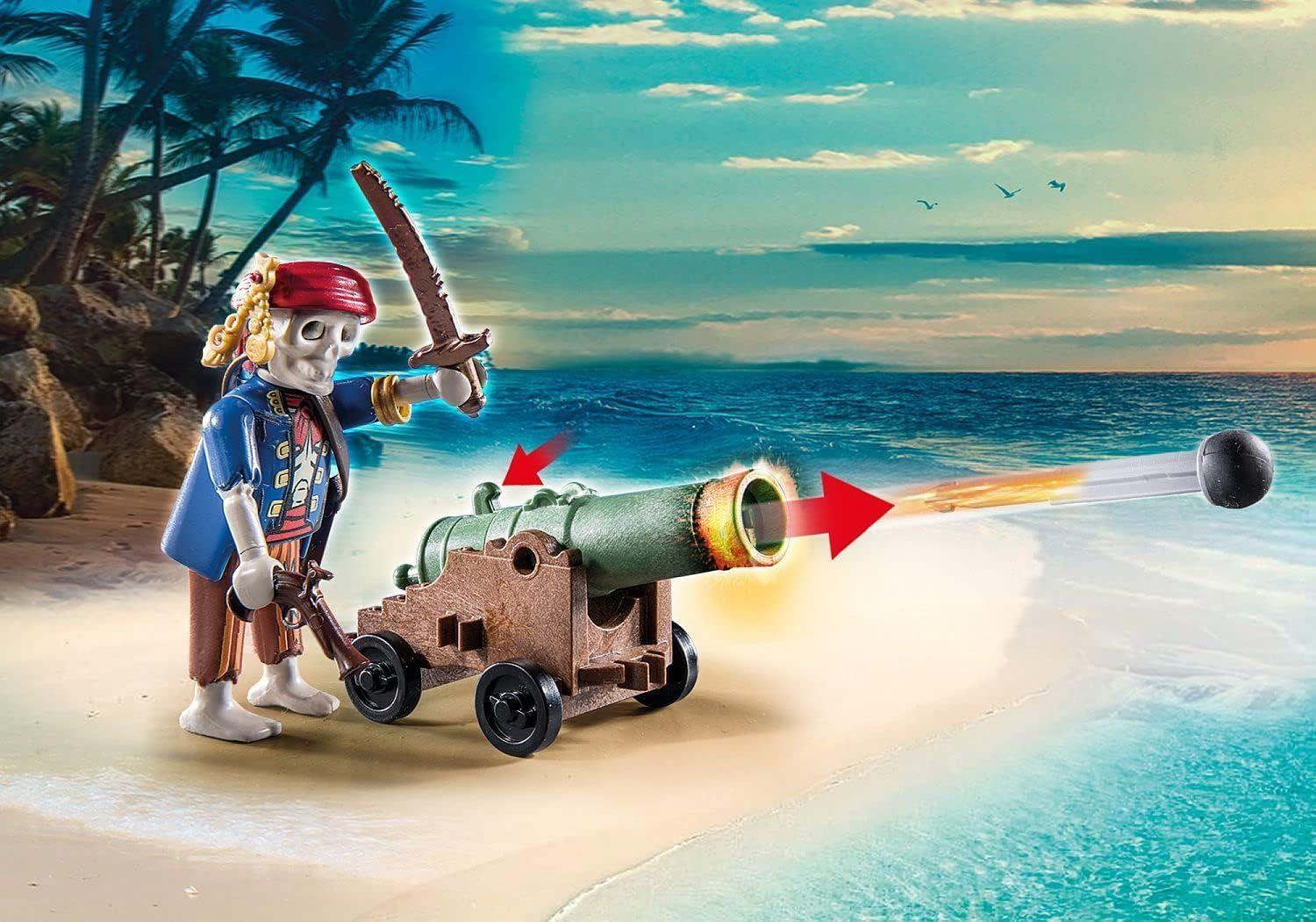 PLAYMOBIL LA ISLA DEL TESORO PIRATA CON BOTE DE REMOS PM70962-2
