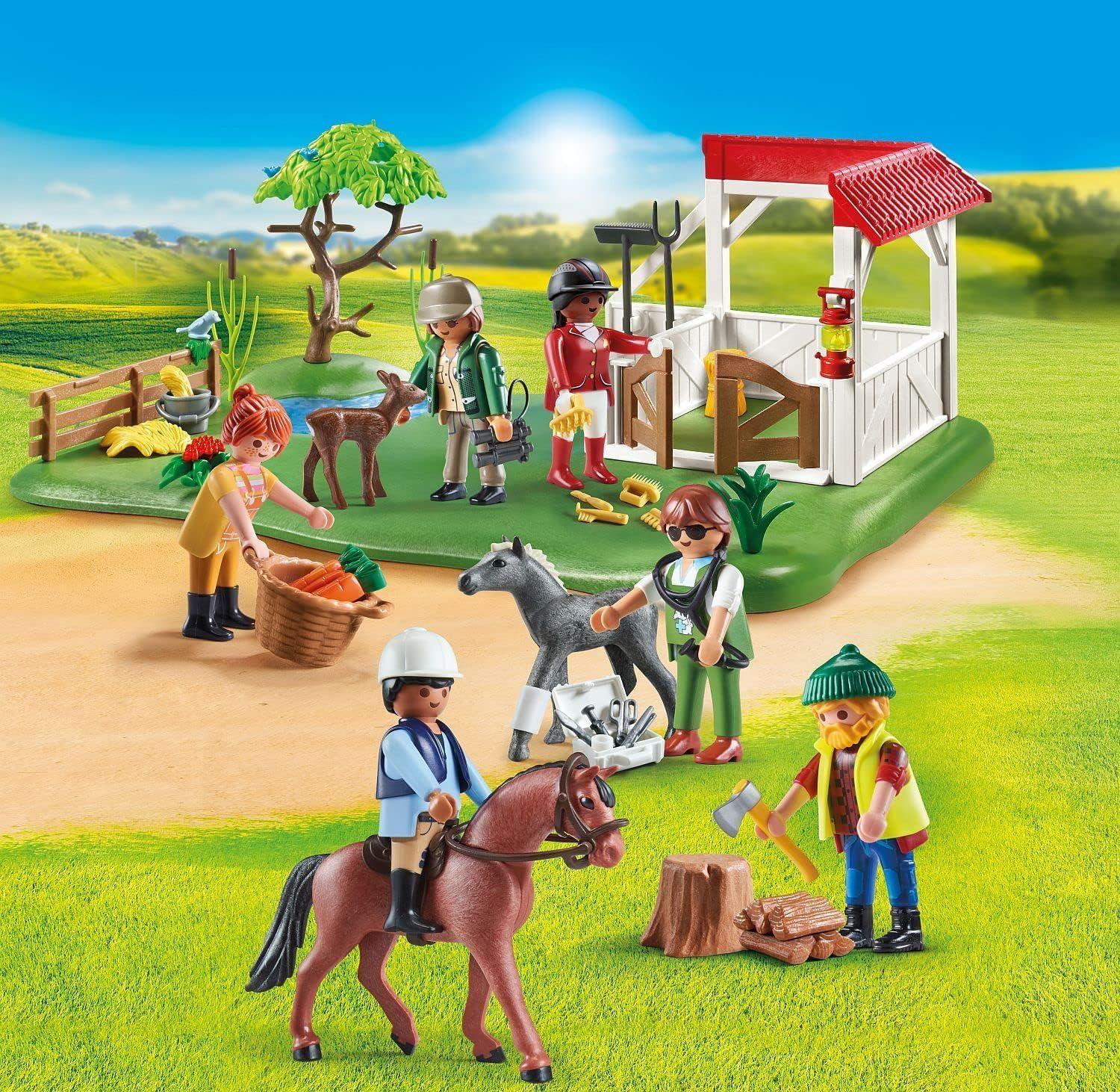 PLAYMOBIL MIS FIGURAS: RANCHO DE CABALLOS PM70978-3