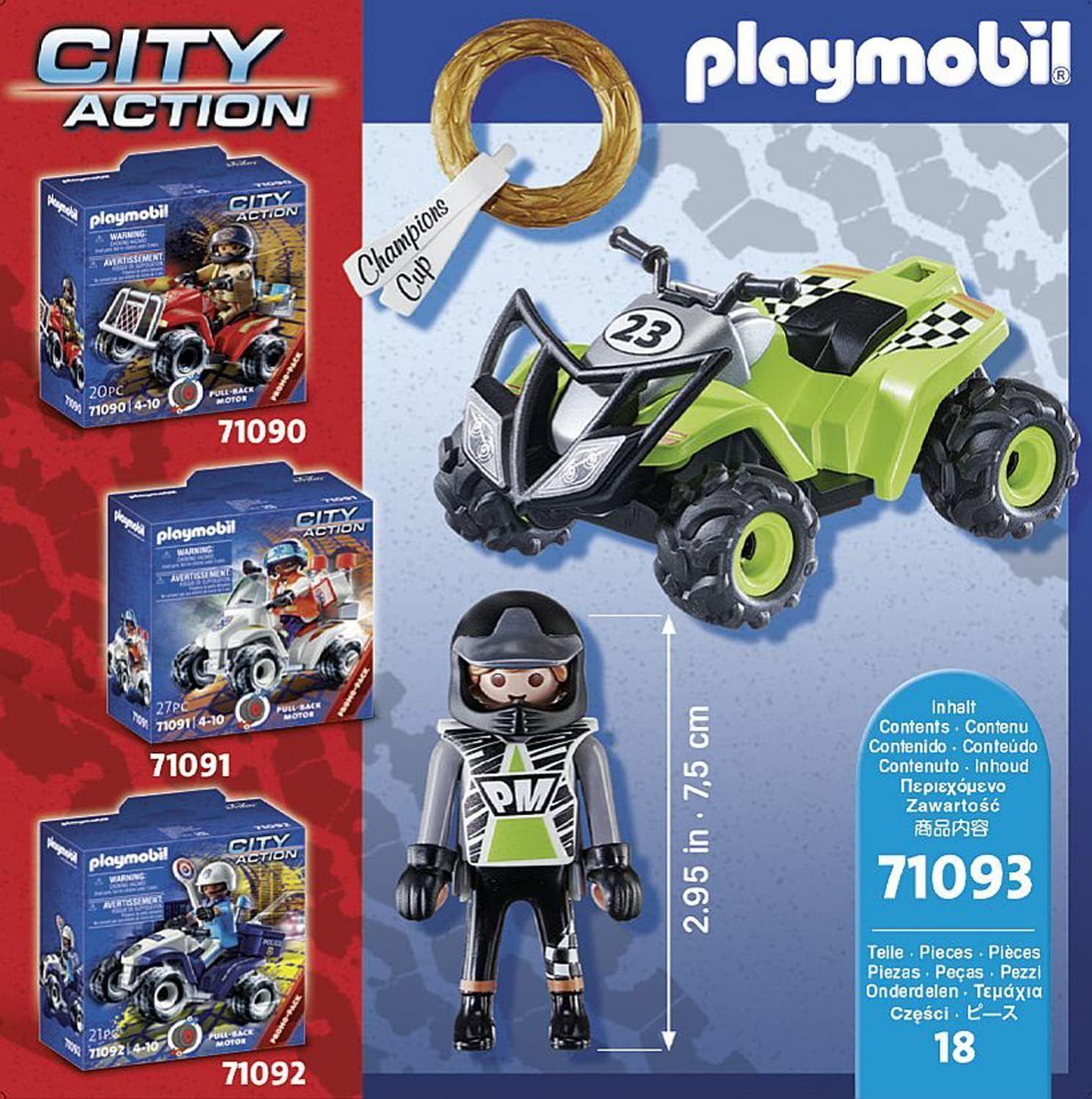 PLAYMOBIL QUAD DE CARRERAS PM71039-3