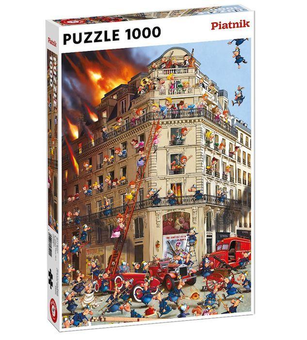 Puzzle 1000 Ruyer, Fire Brigade  - Piatnik-0
