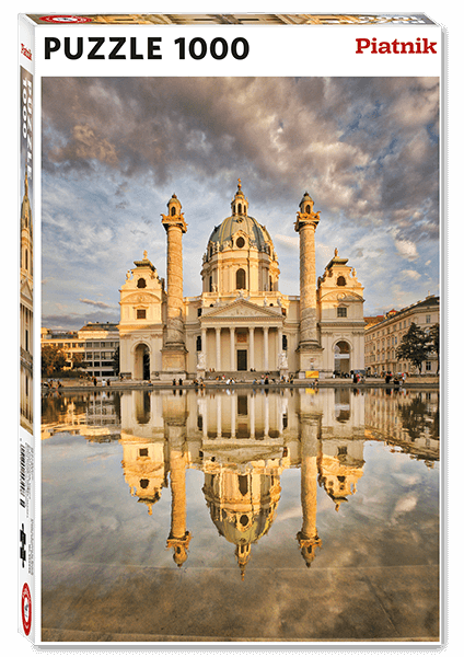 Puzzle 1000 Karlskirche Viena 1000 PZS - Piatnik-0