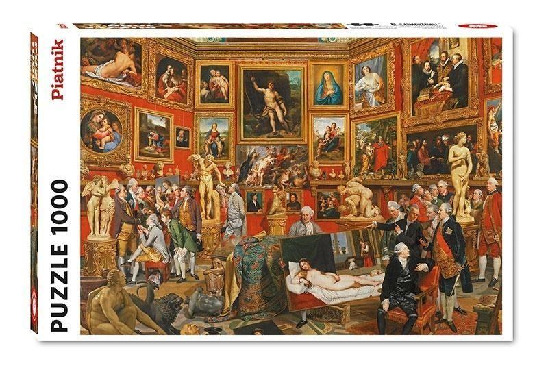 Puzzle 1000 Zoffany: Tribuna der Uffizien / The Tribuna of the Uffizi - Piatnik-0