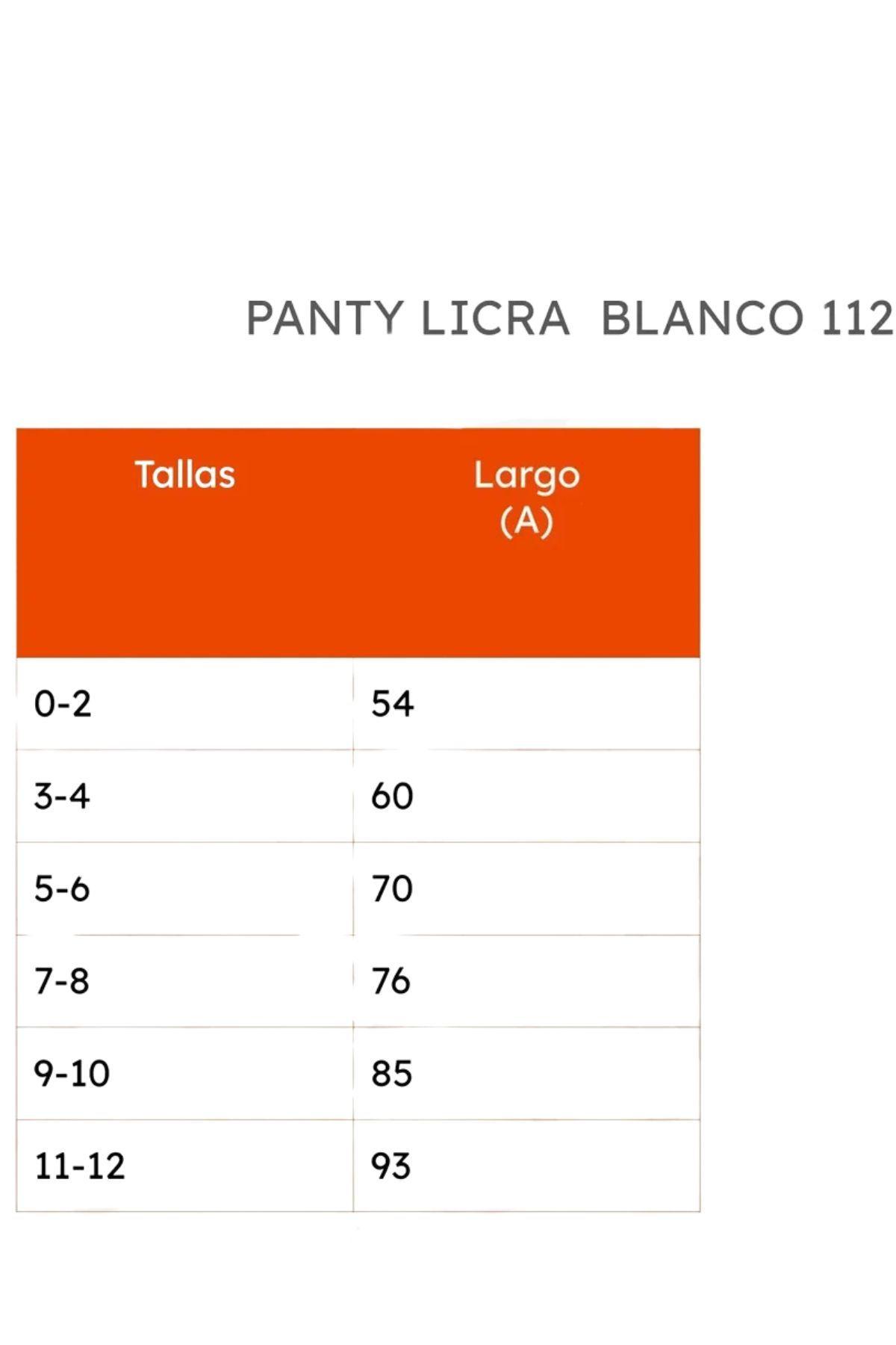 Pack 3 Panty Niña(o) Escolar. Lana Con Lycra, Sin Costura. 112-3