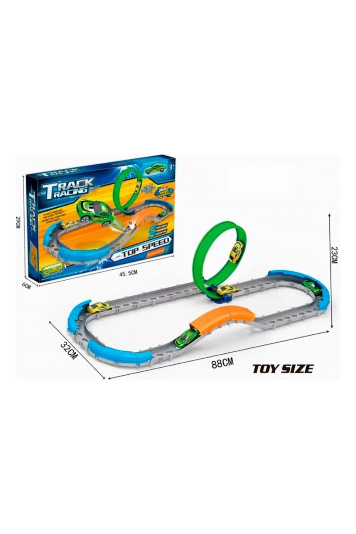 Pista De Autos De Carrera Loop 360, Juguete Día Del Niño-3