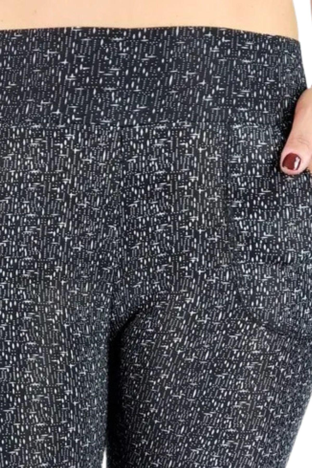 Calza Invierno Mujer Forro Piel, Elasticadas, Tiro Alto 102-3