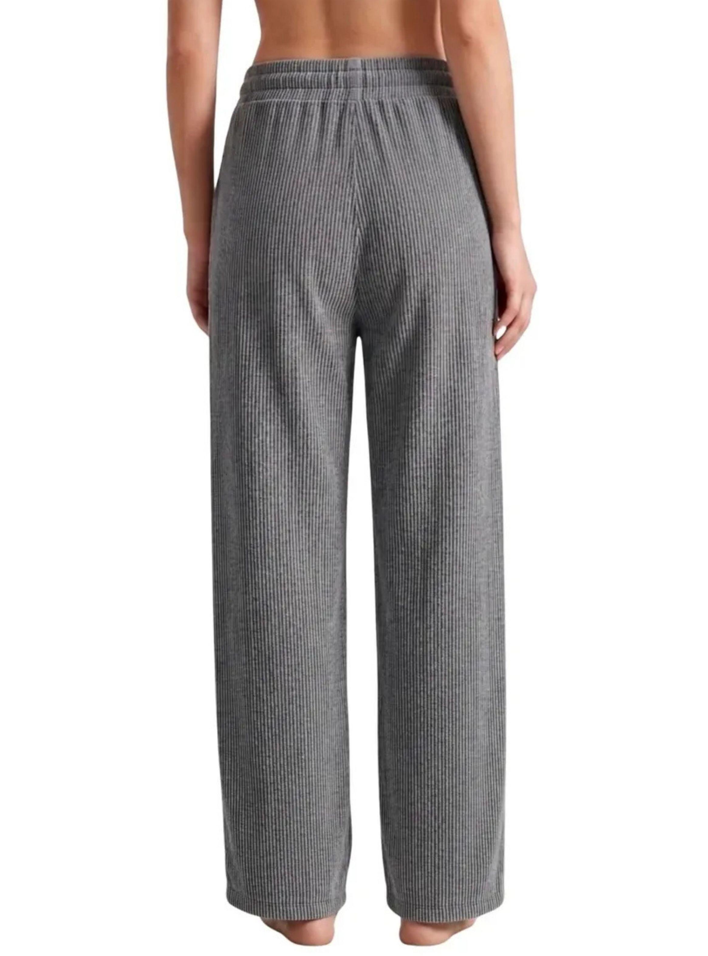 Pantalón Mujer Recto Buzo Jogger Versátil Interior Polar 0004-3