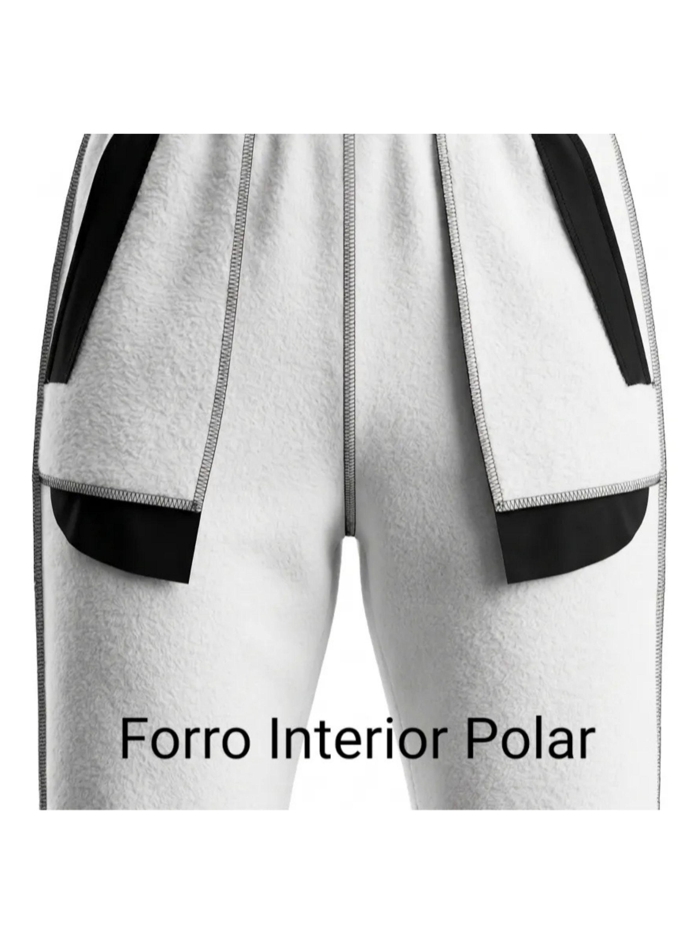 Pantalón Mujer Recto Buzo Jogger Versátil Interior Polar 0004-5