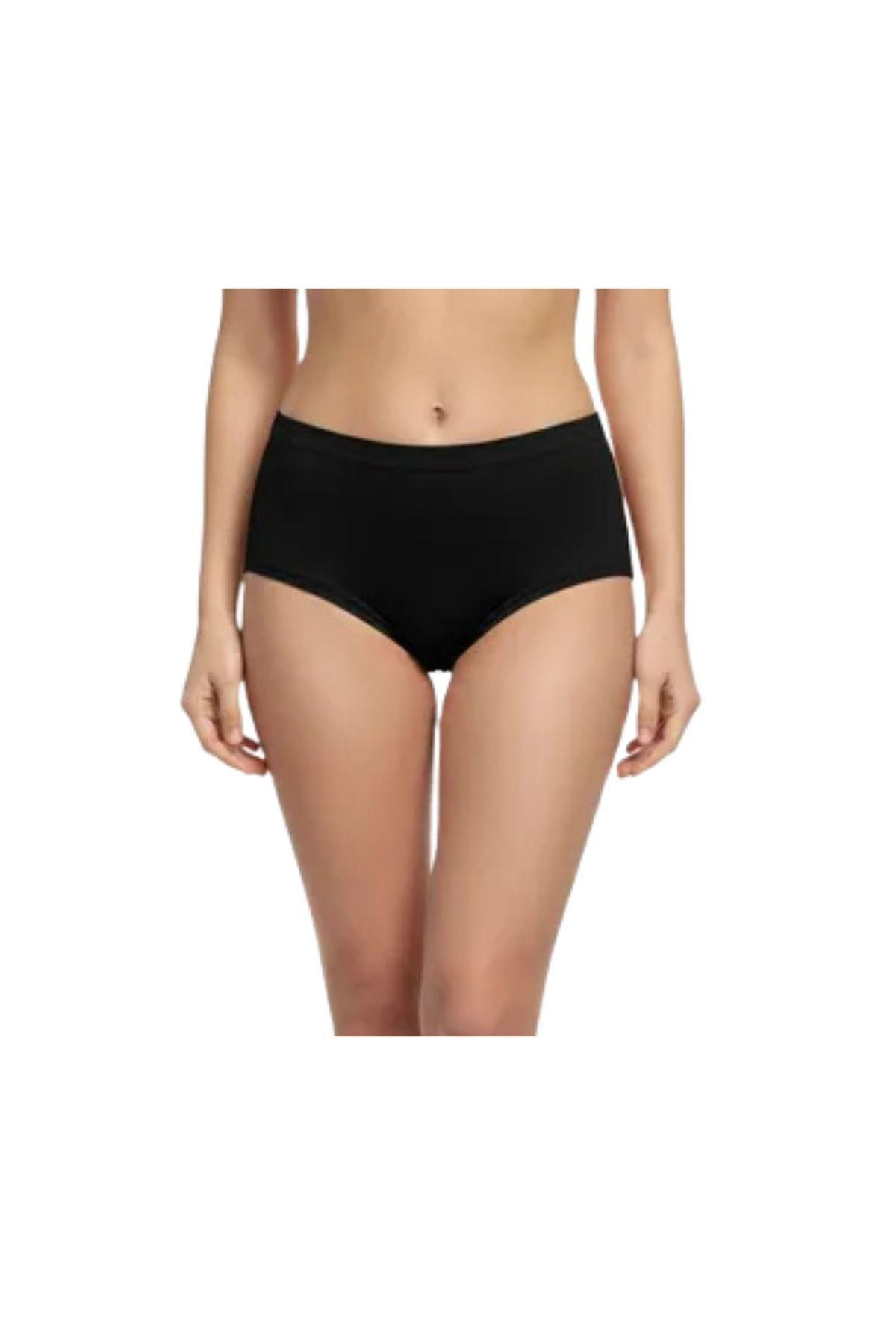 Pack 2 Calzón Tiro Alto Mujer. Tela Bambú. Colores Surtidos. 922-3