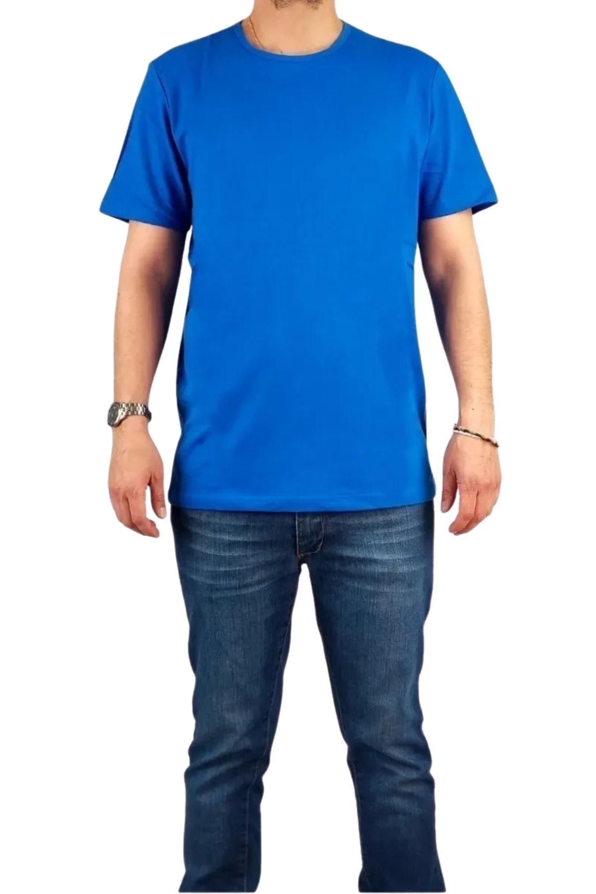 Pack 3 Poleras Algodon Manga Corta Hombre Para Estampar M01-4