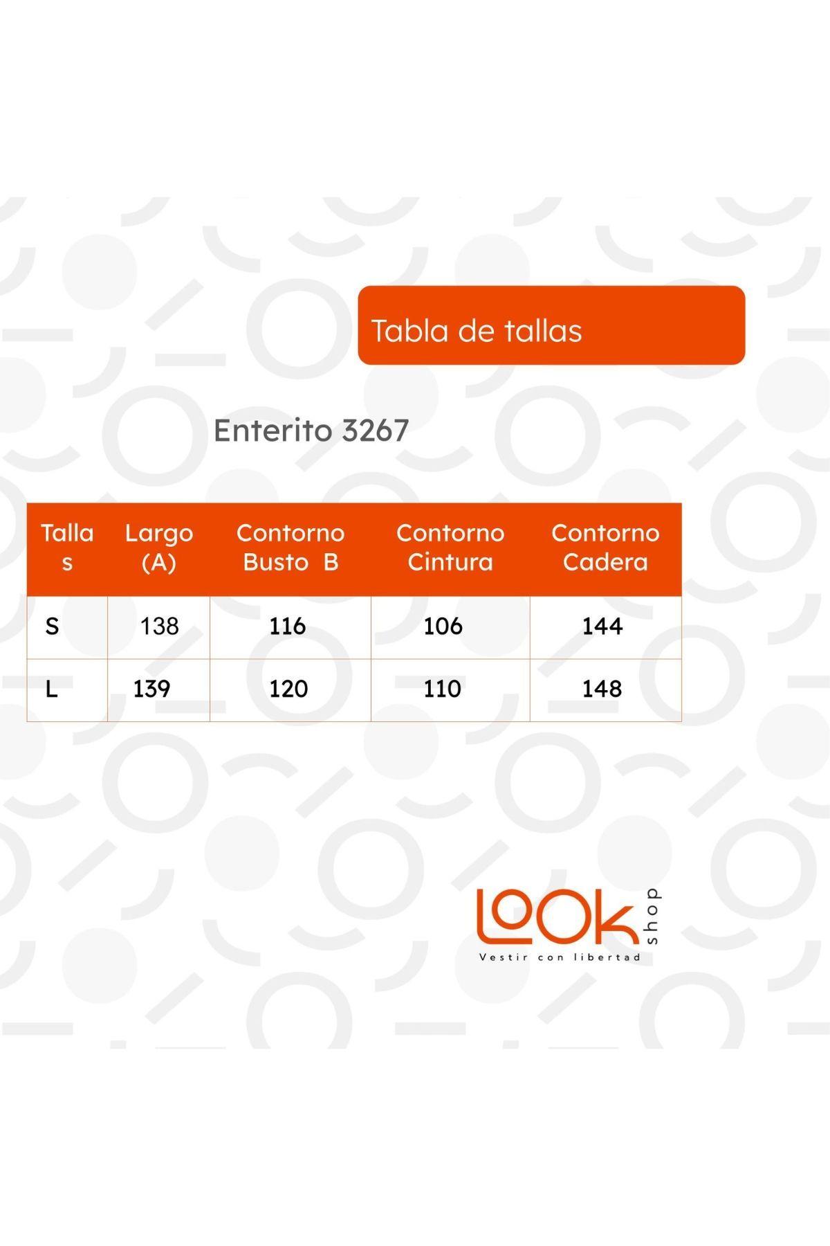 Enterito Premium Liso Largo Primavera Mujer  3267-3