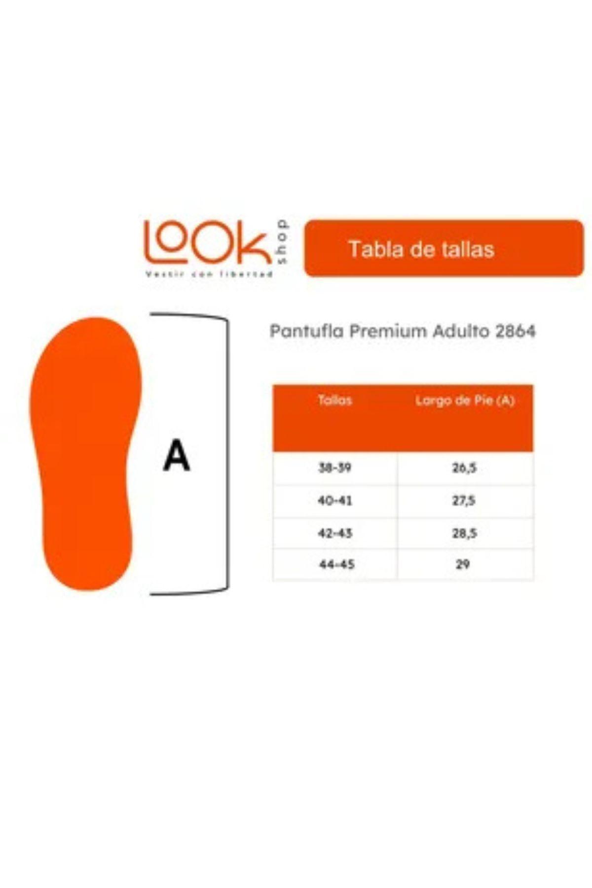 Pantufla Adulto Unisex Tejido T rmica Antideslizante 2864-6
