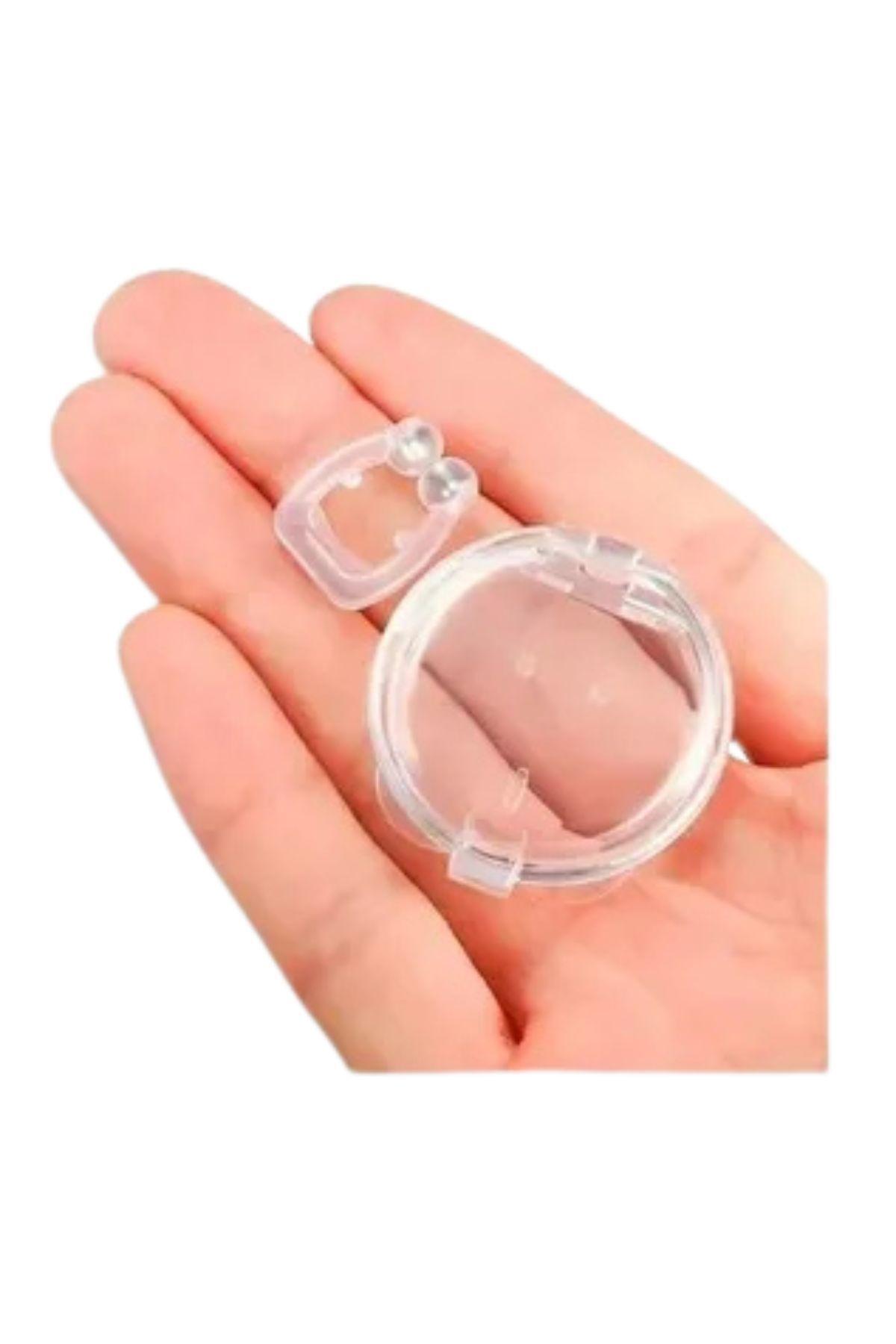 Pack 6 Clip Nasal Anti Ronquidos Silicona Magnético. Estuche-2