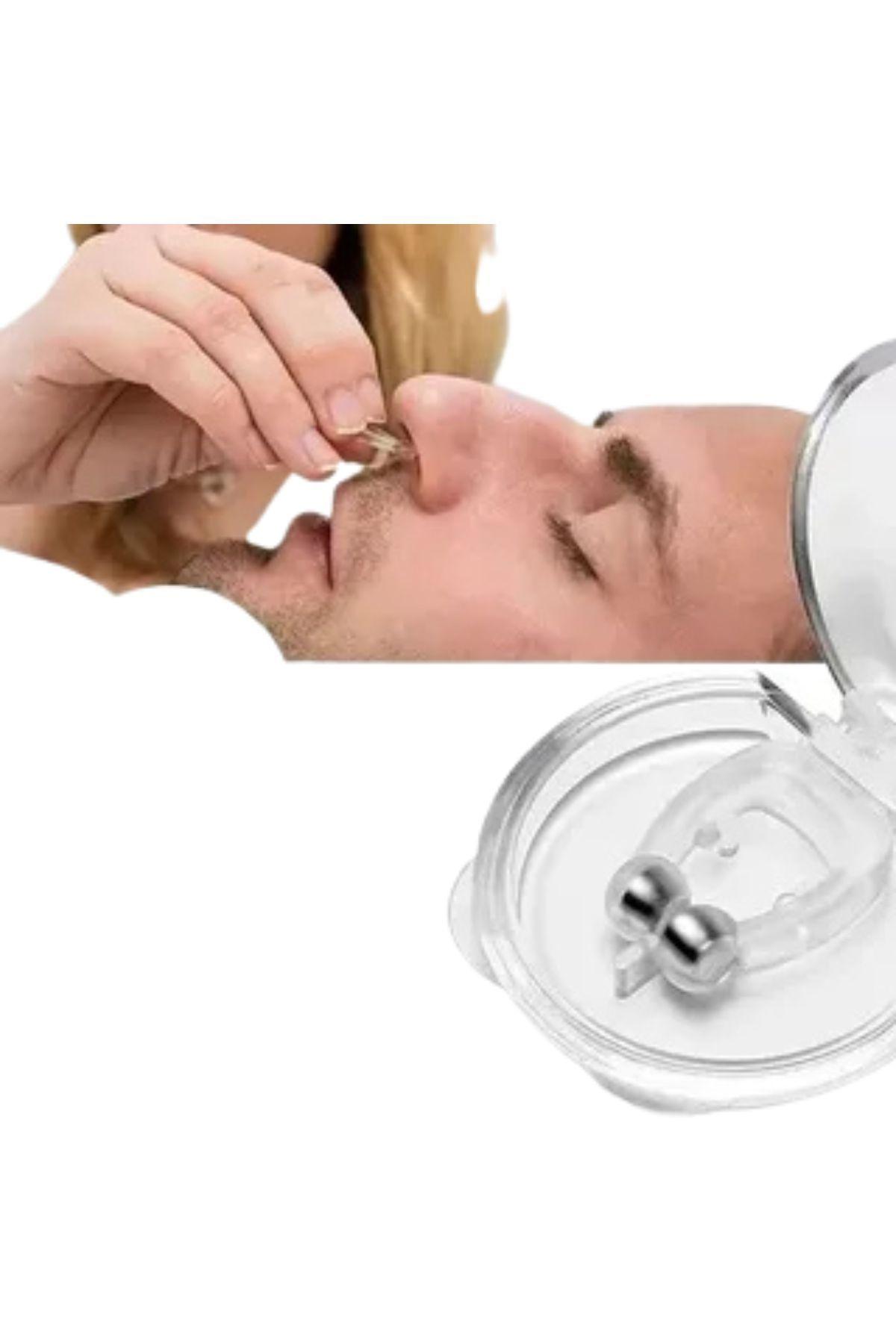 Pack 6 Clip Nasal Anti Ronquidos Silicona Magnético. Estuche-5