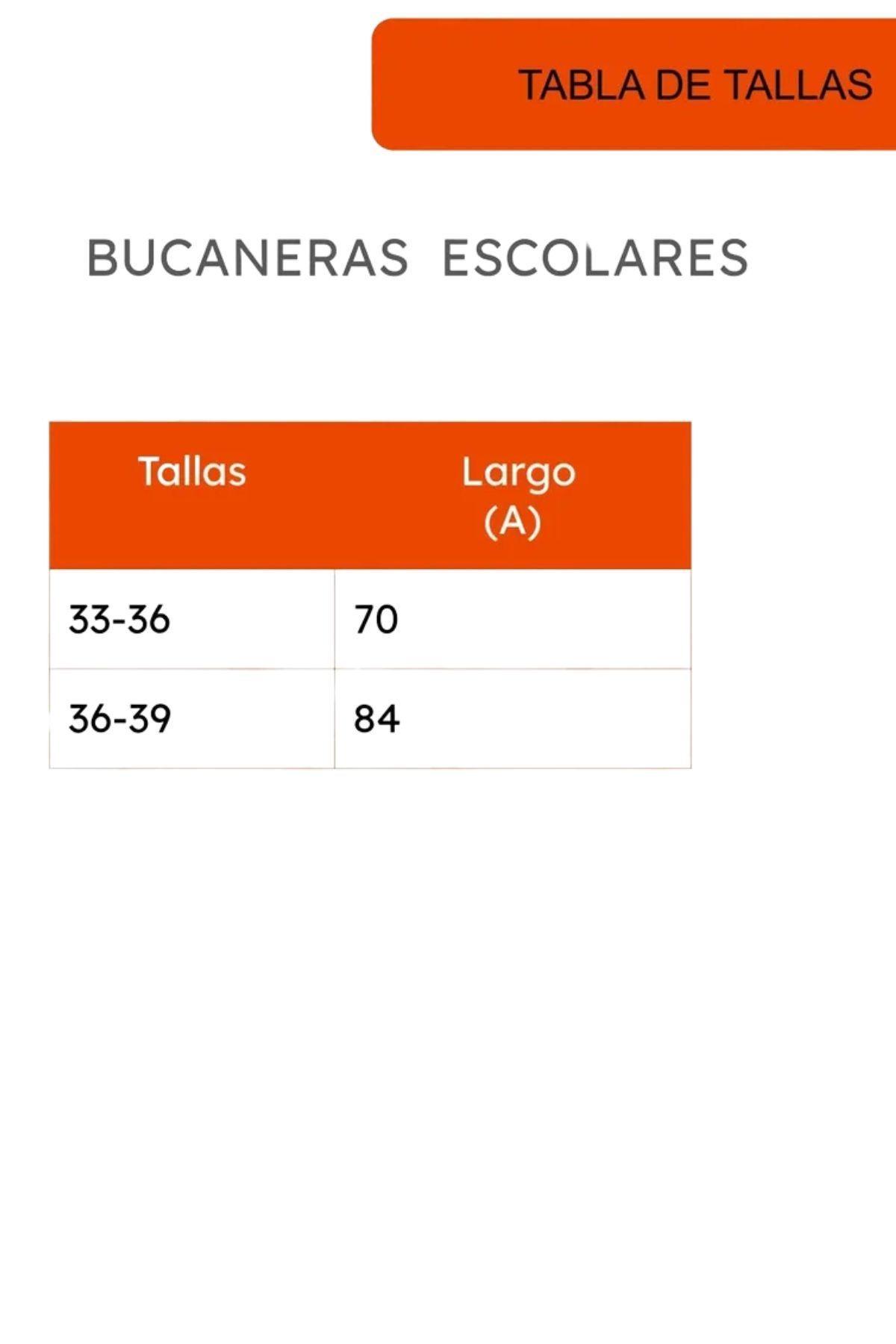 Pack 3 Pares Bucaneras Escolares. Calceta Larga Colores. -4