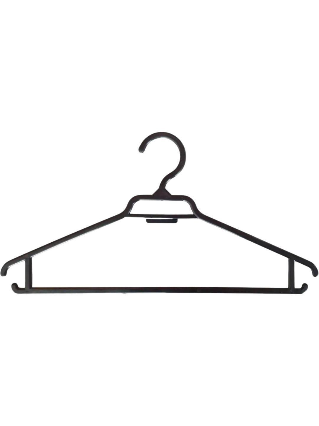 Pack 30 Colgadores Ropa Negro. Percha Gancho Antideslizante.-2
