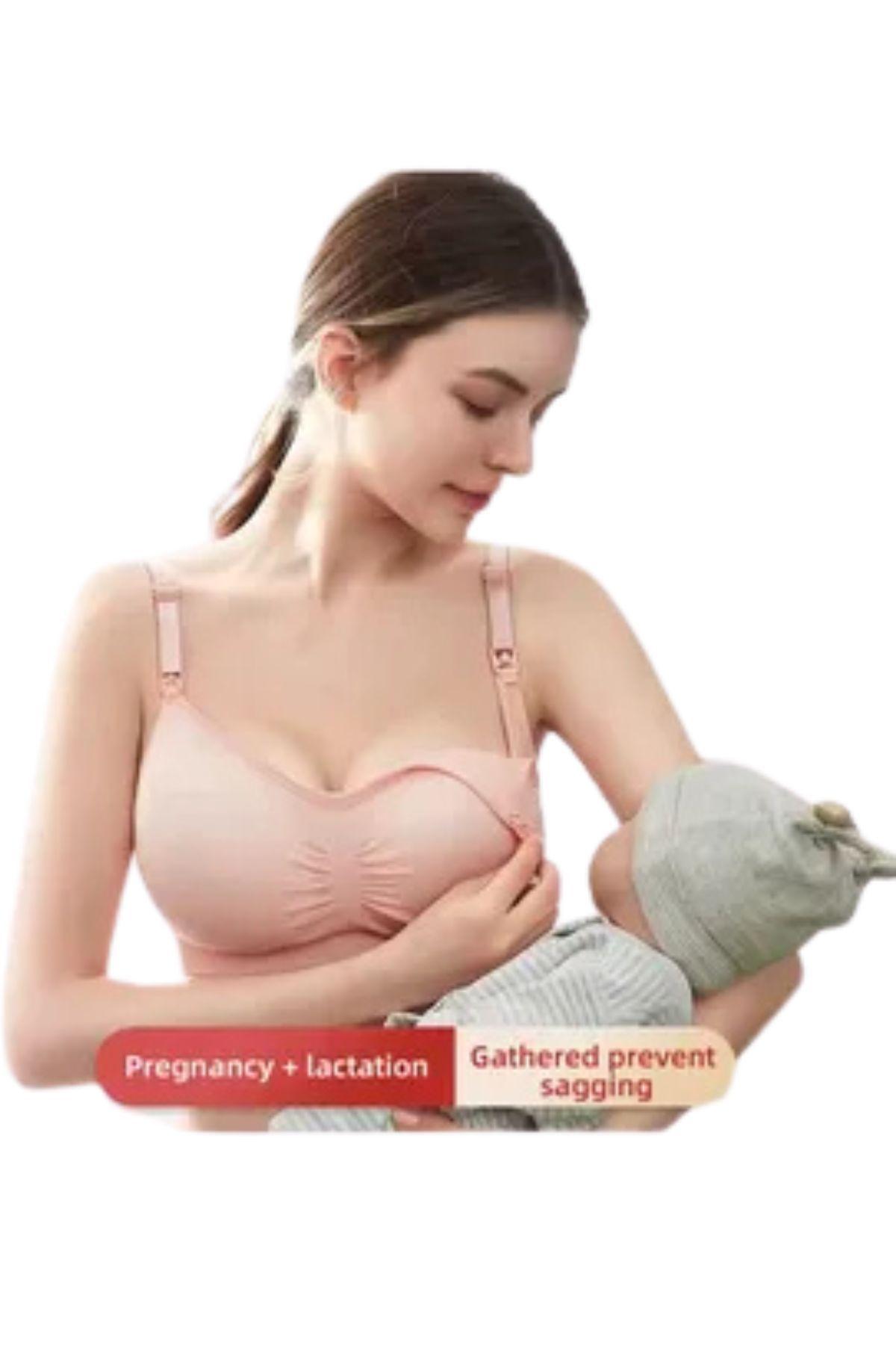Pack 3 Sostén De Lactancia Sostén Maternal Elasticado 54-2