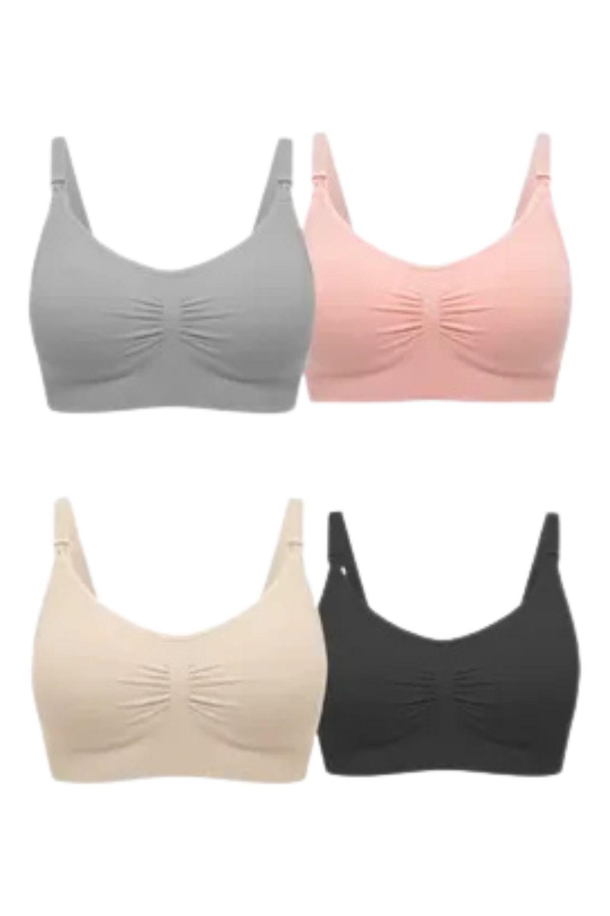 Pack 3 Sostén De Lactancia Sostén Maternal Elasticado 54-6