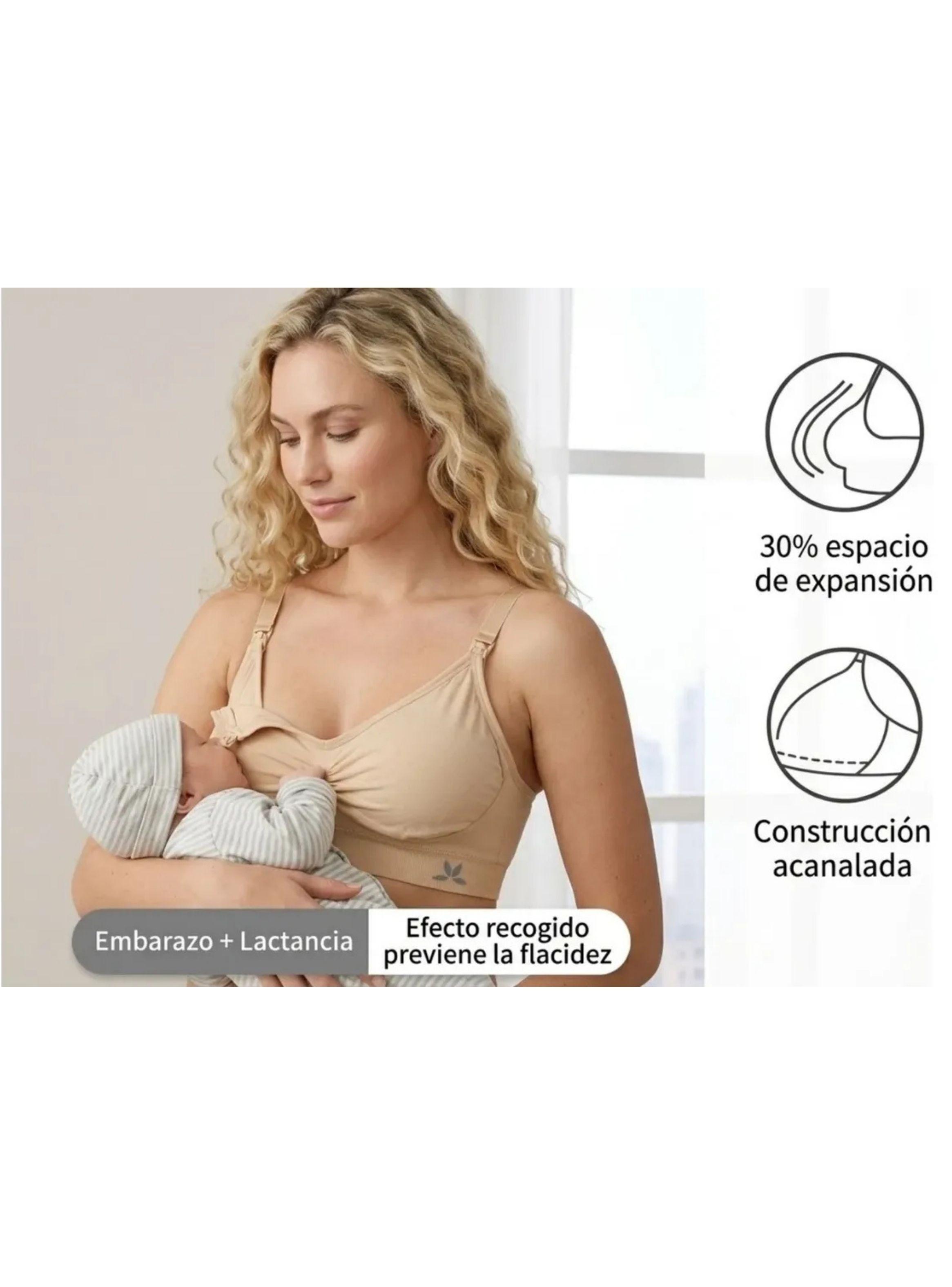 Pack 3 Sostén De Lactancia Sostén Maternal Elasticado  054-4
