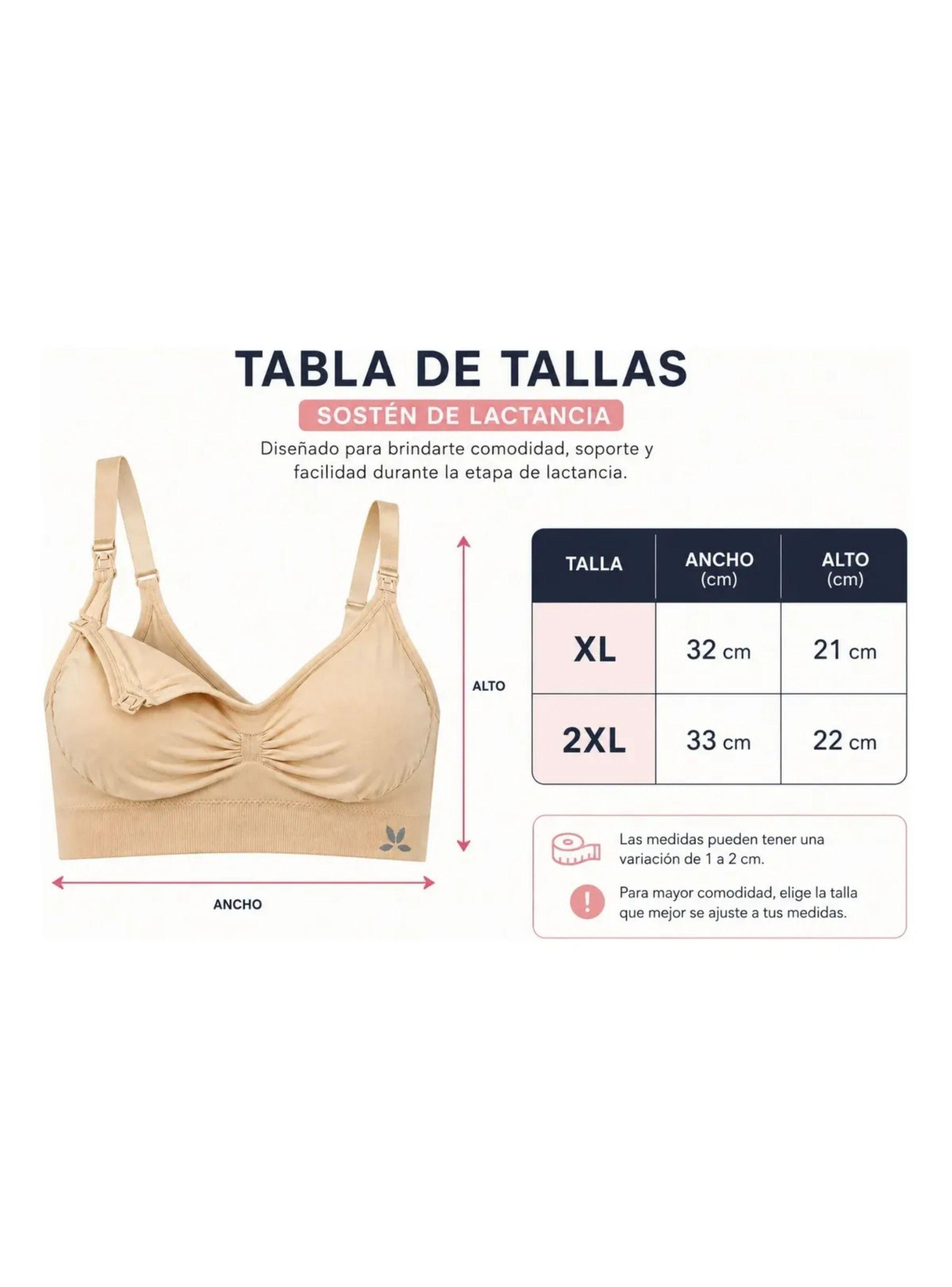 Pack 3 Sostén De Lactancia Sostén Maternal Elasticado  054-9