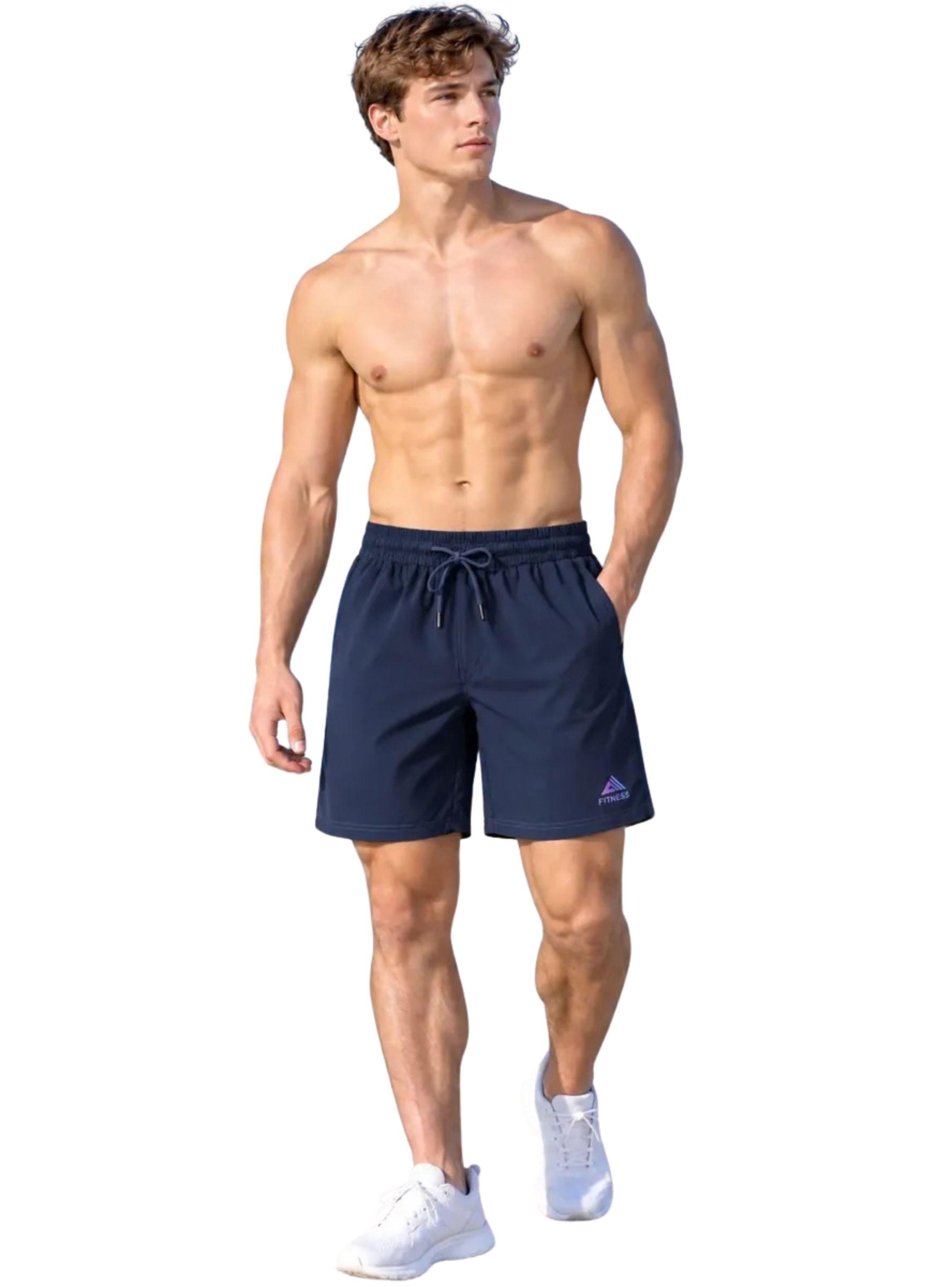 Short Deportivo Hombre Secado Rápido Liviano Con Bolsillos 4019-0