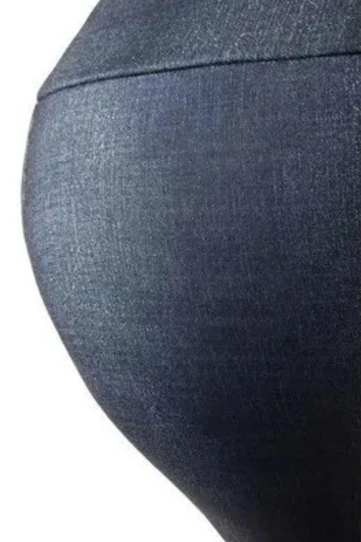 Pantalón Calza Tela Jeans Forro Piel. Leggins Cierres. 0338-4