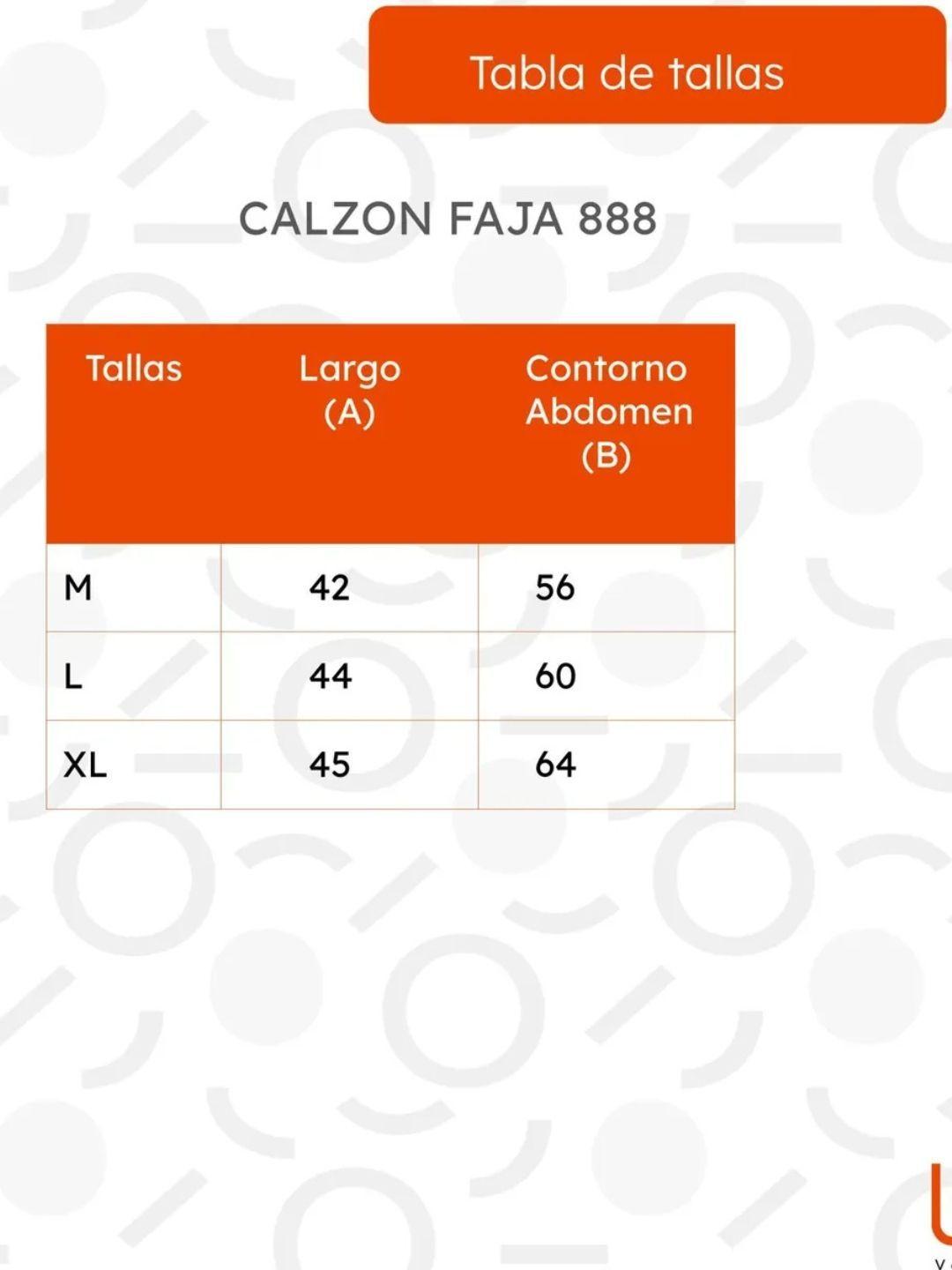 Calzón Faja Alto Invisible. Reductor. Modelador Cintura 888-3