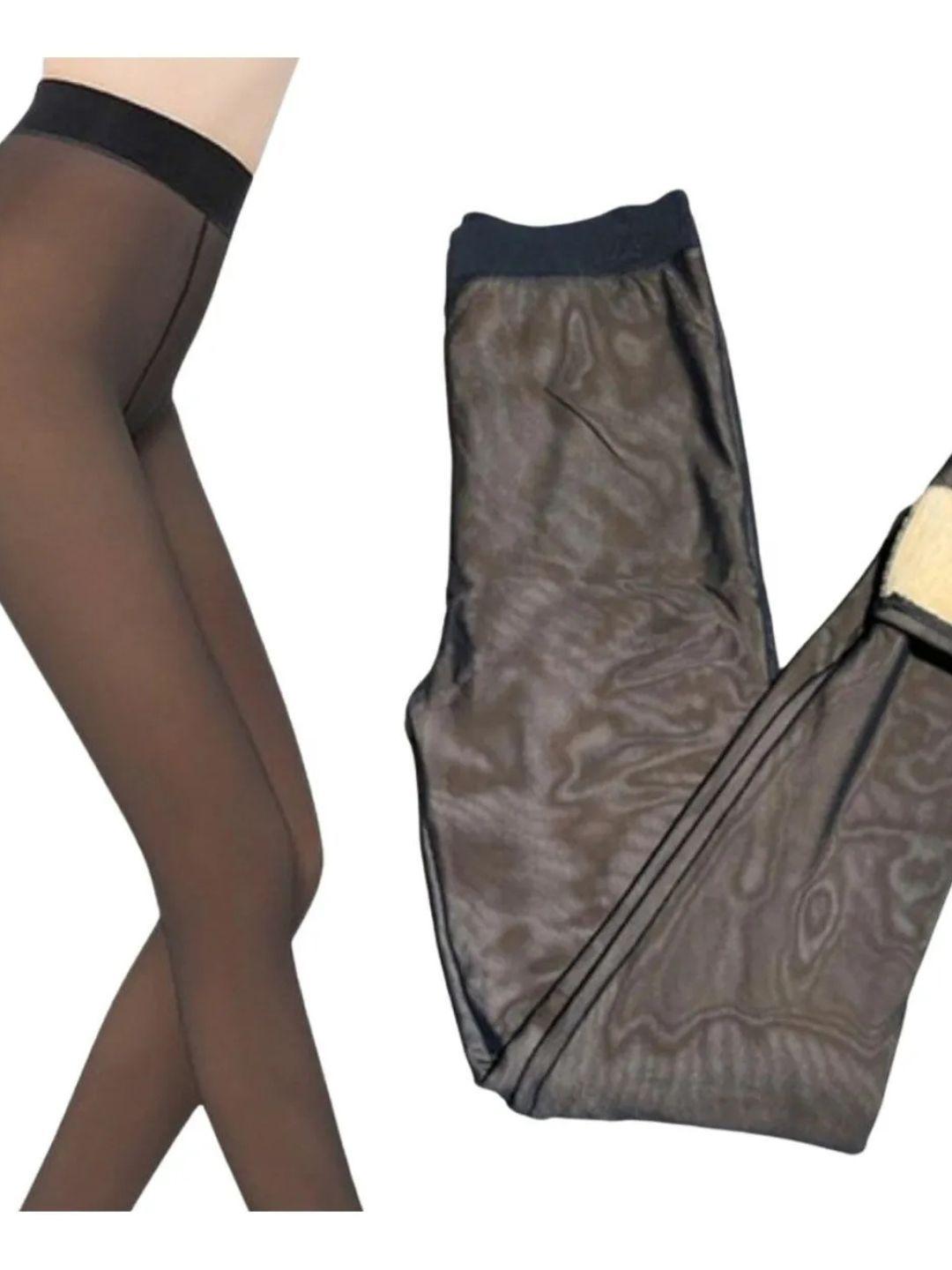 Calza Efecto Piel. Mujer Invierno Forro Piel 316-2
