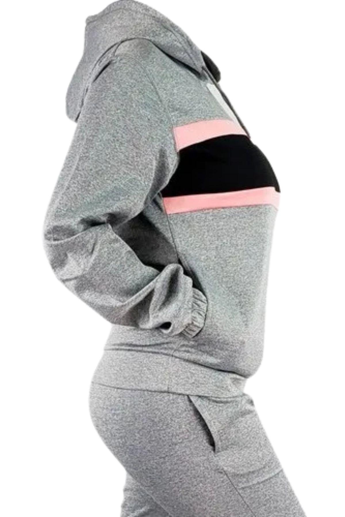 Conjunto Deportivo Mujer Algodón Verano Buzo Jogger Polerón MT10-3