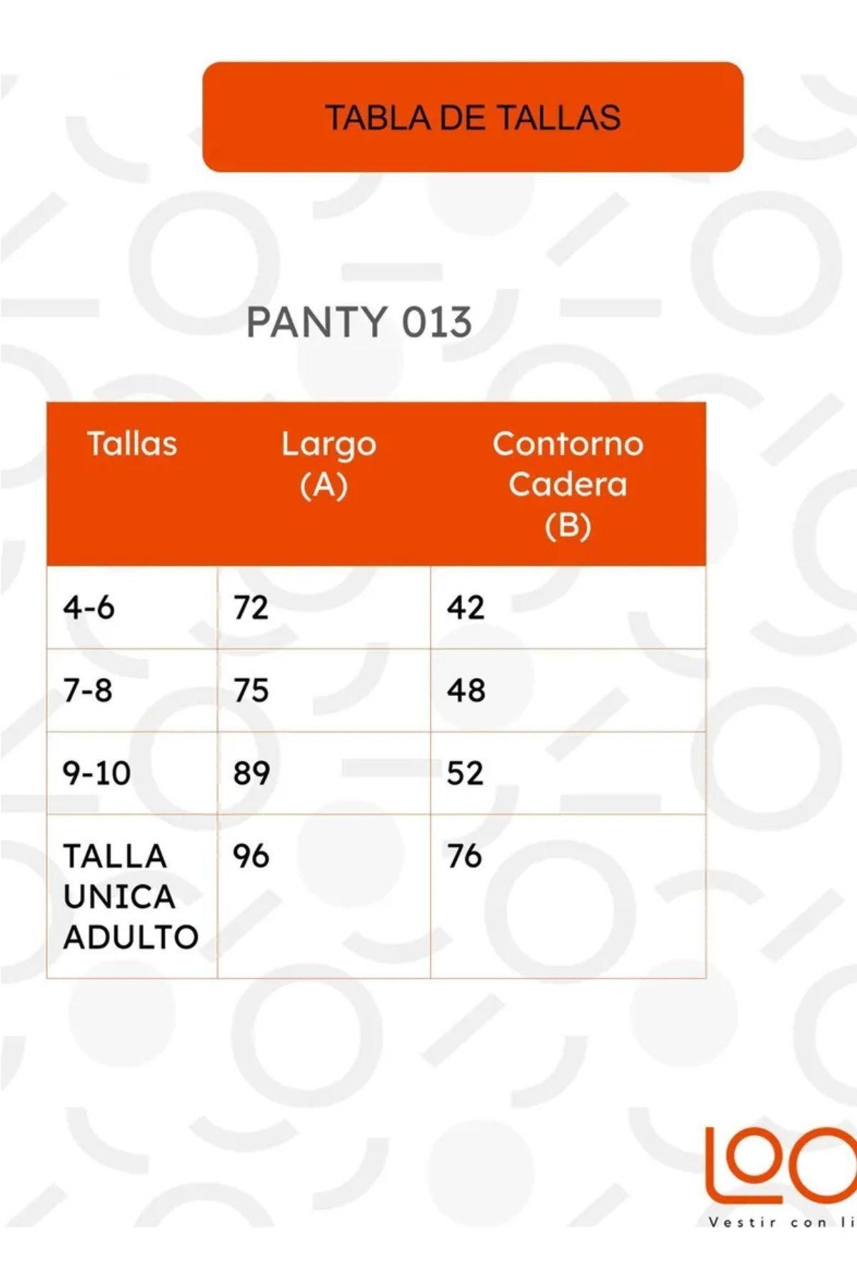 Panty Niña Invierno Forro Polar. Sin Costura 013-3