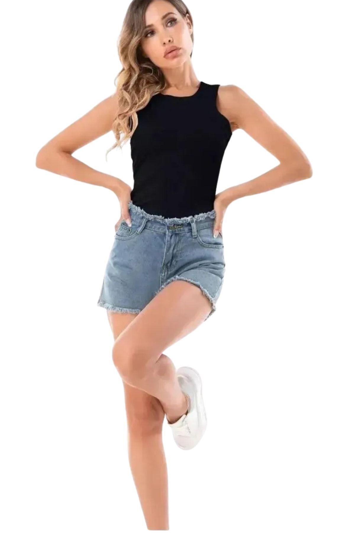 Top Acanalado. Camiseta Sin Mangas Mujer, Polera Básica. 001-4