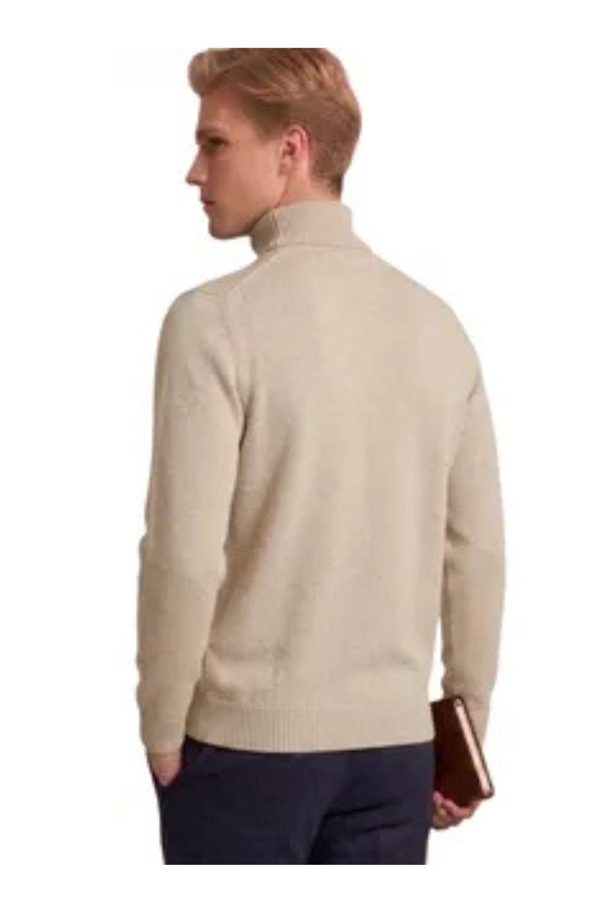 Sweater Tejido Hombre Cuello Subido Beatle 108-2