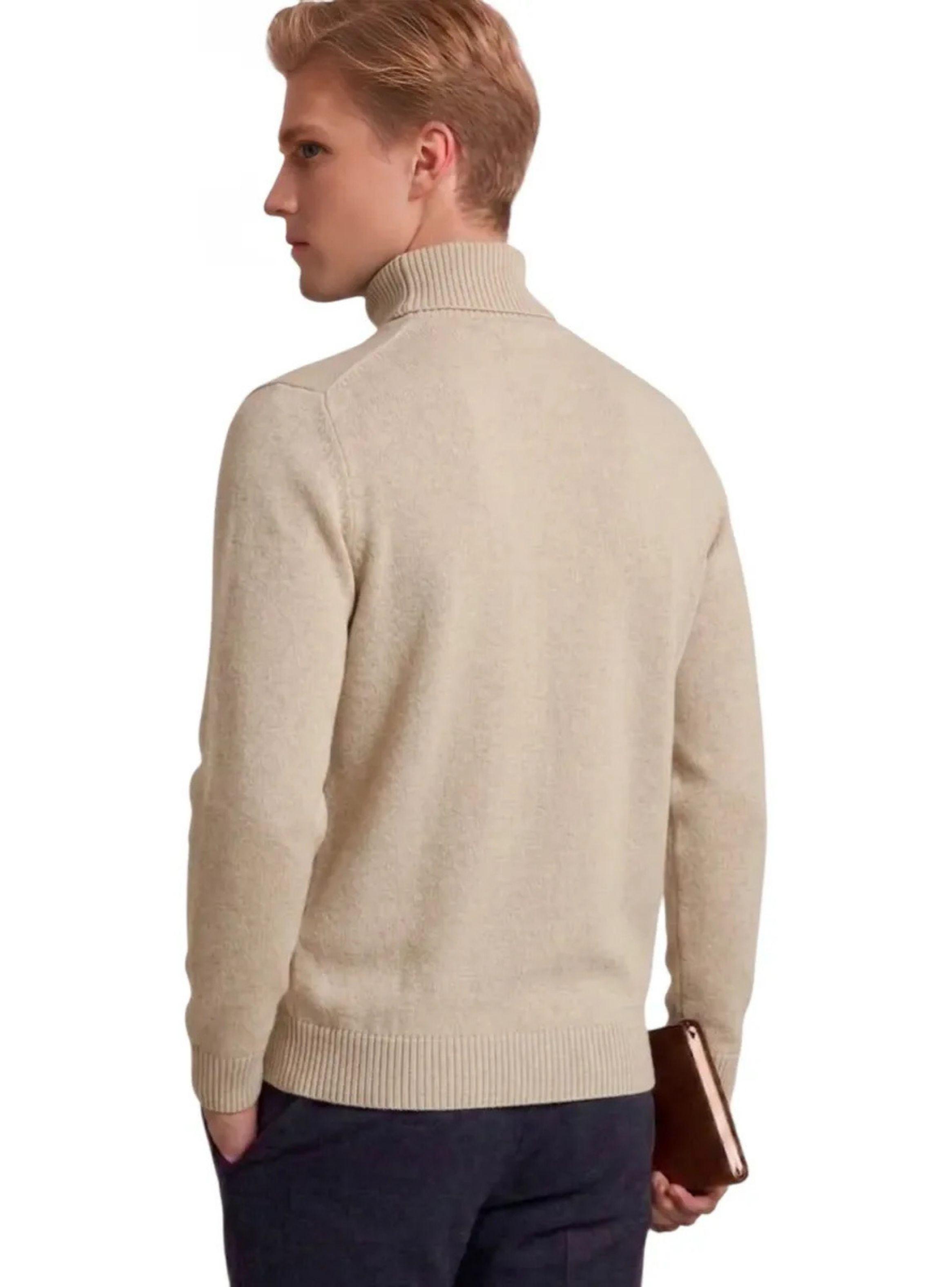 Sweater Tejido Hombre Cuello Subido Beatle 108-3