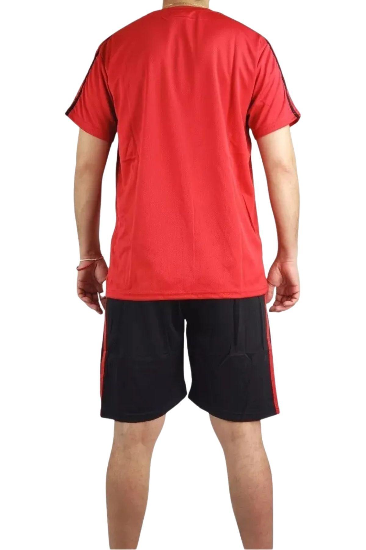 Conjunto Deportivo Hombre Short Polera Equipos Colore Futbol 909-3