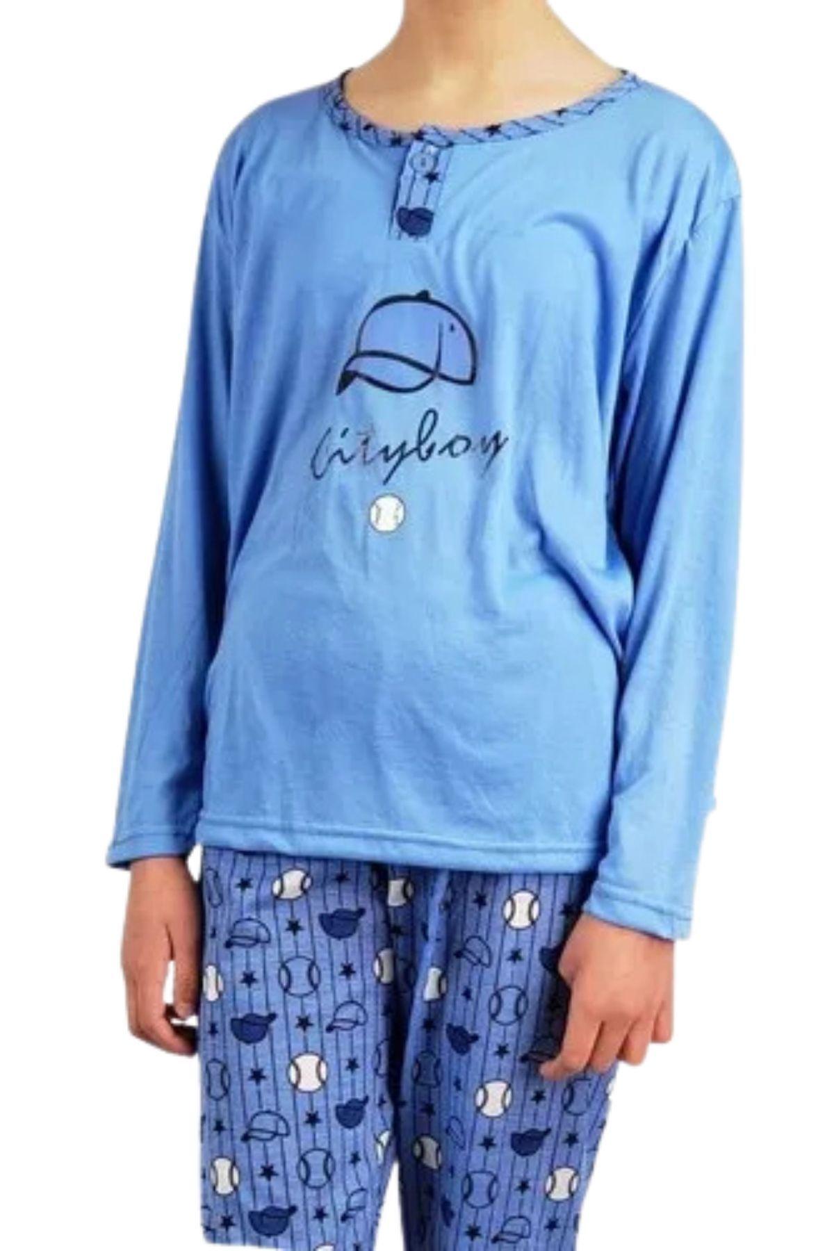 Pijama Niño Verano. Manga Larga. Diseños. 411-2