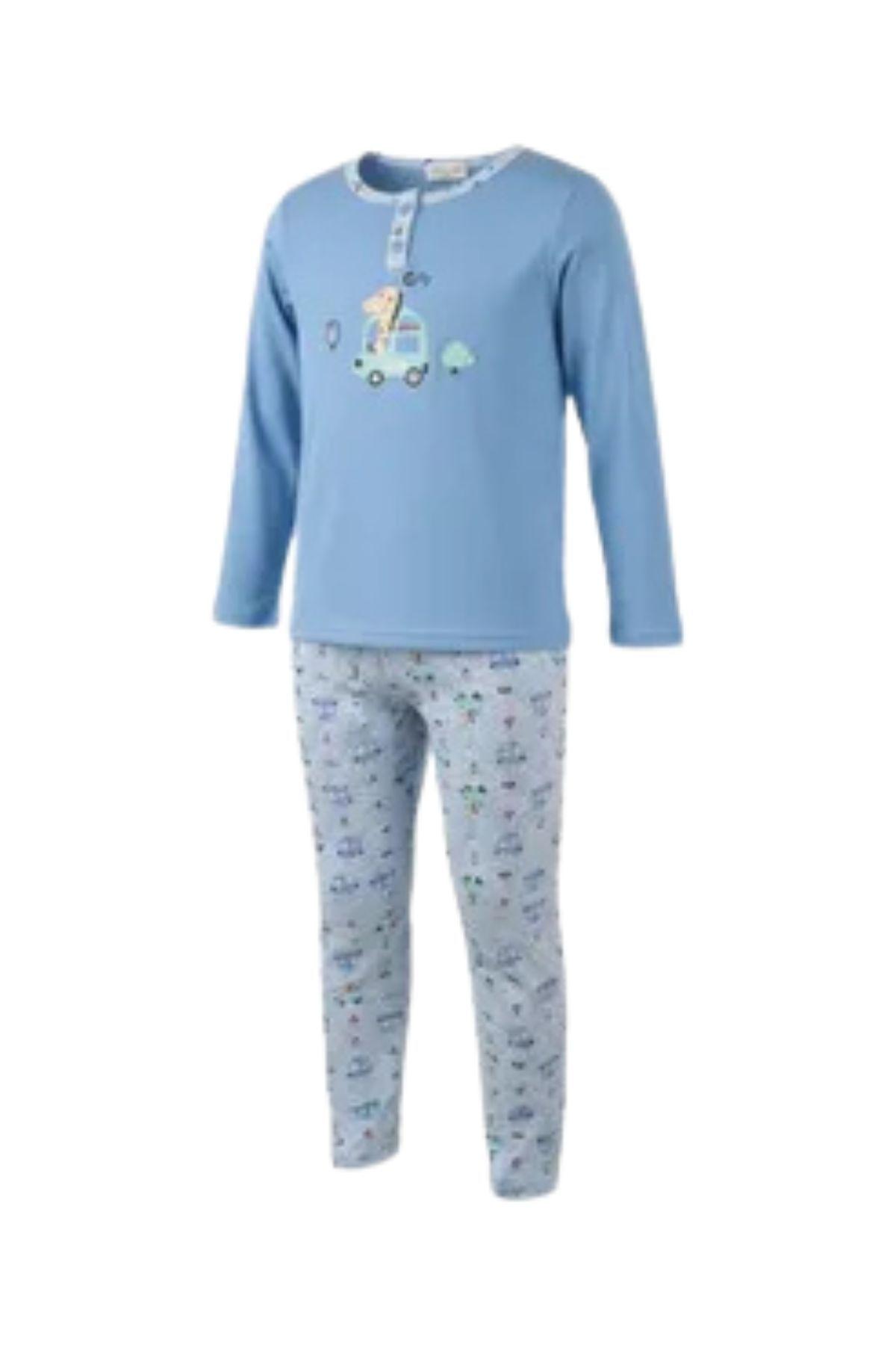 Pijama Niño Verano. Manga Larga. Diseños. 411-3