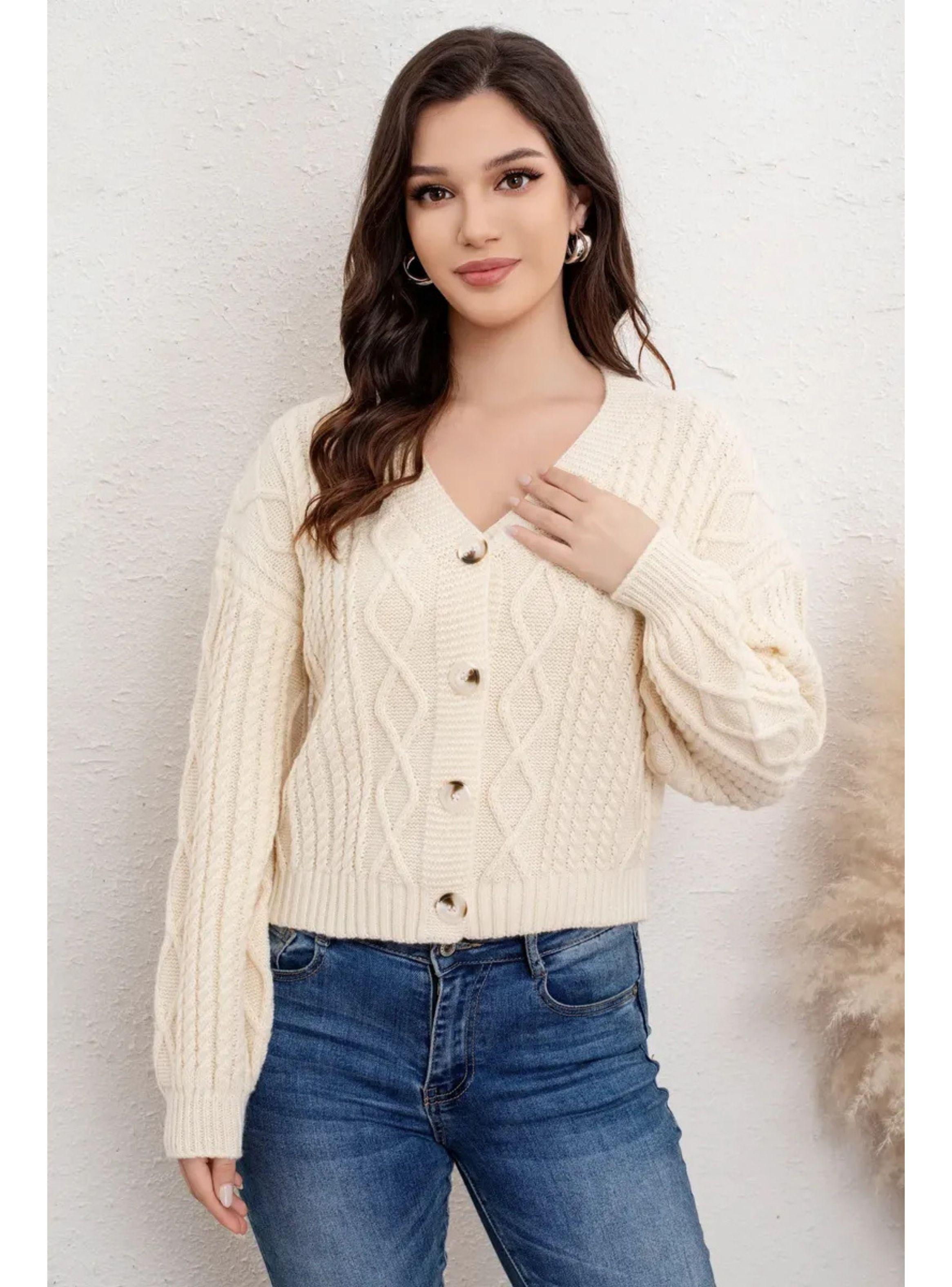 Sweater Mujer Manga Globo Acanalado Colores Variedades 7027-2